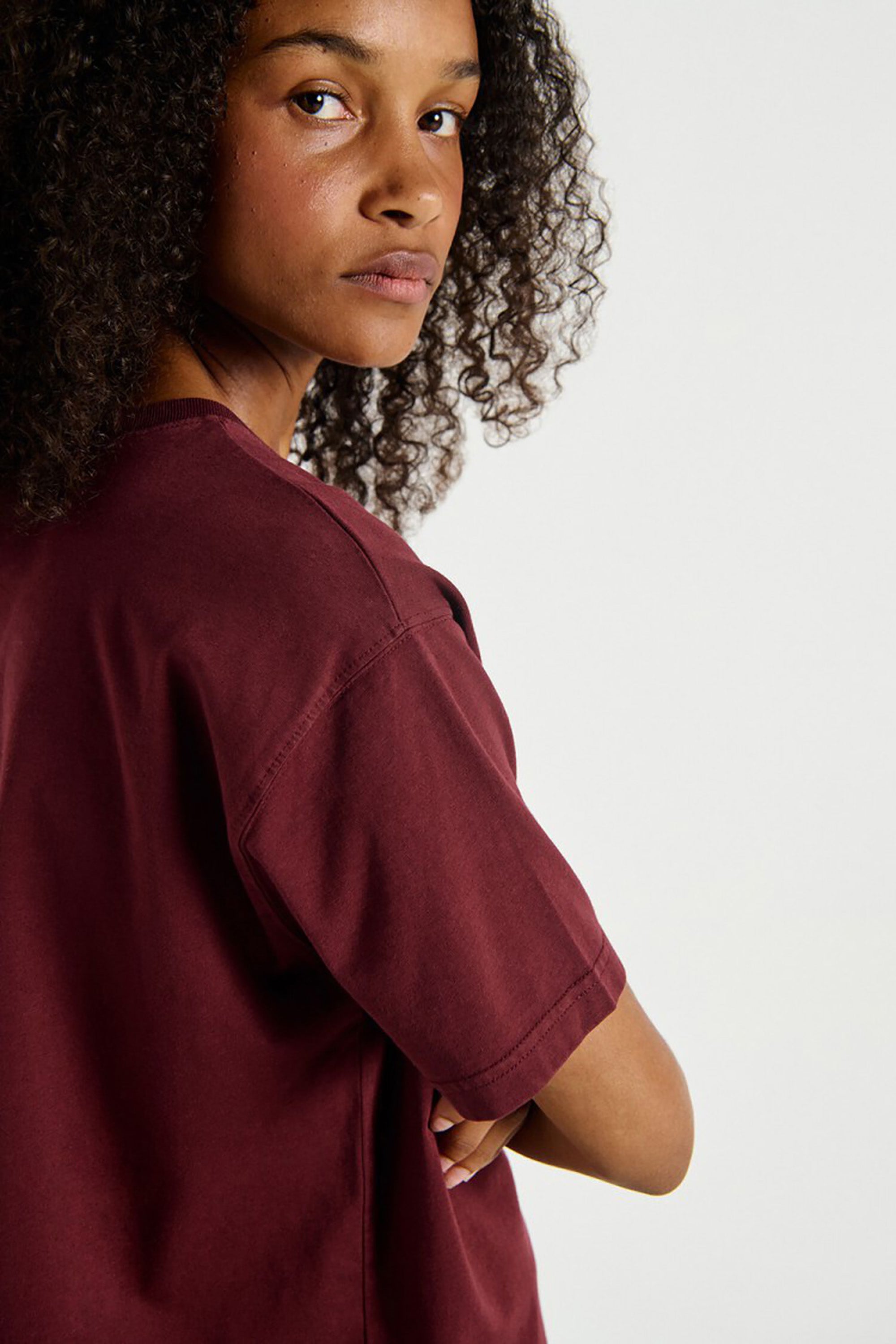 Fizvalley T-Shirt - Vintage Burgundy