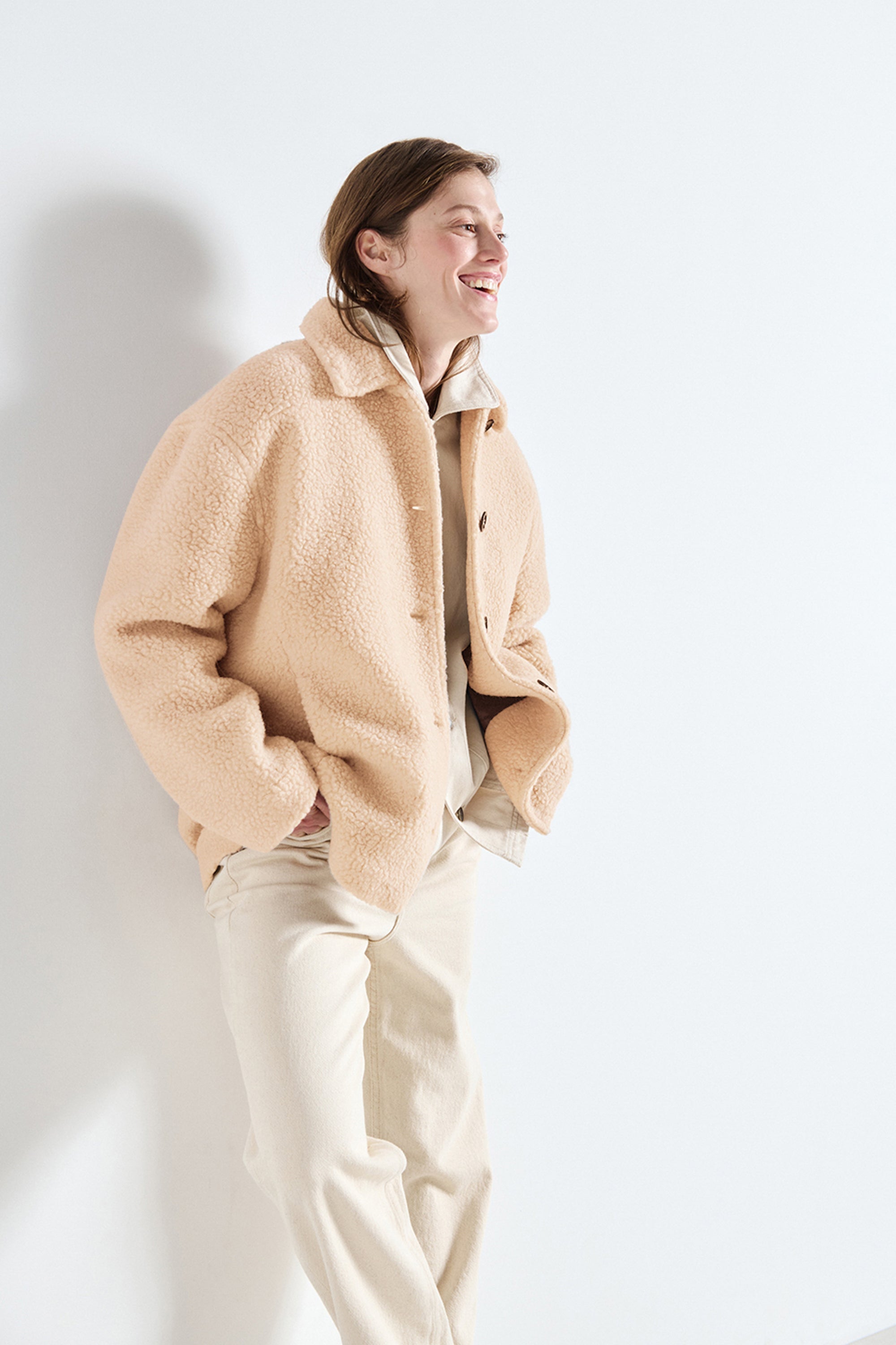 Gomaz Coat - Taupe Melange