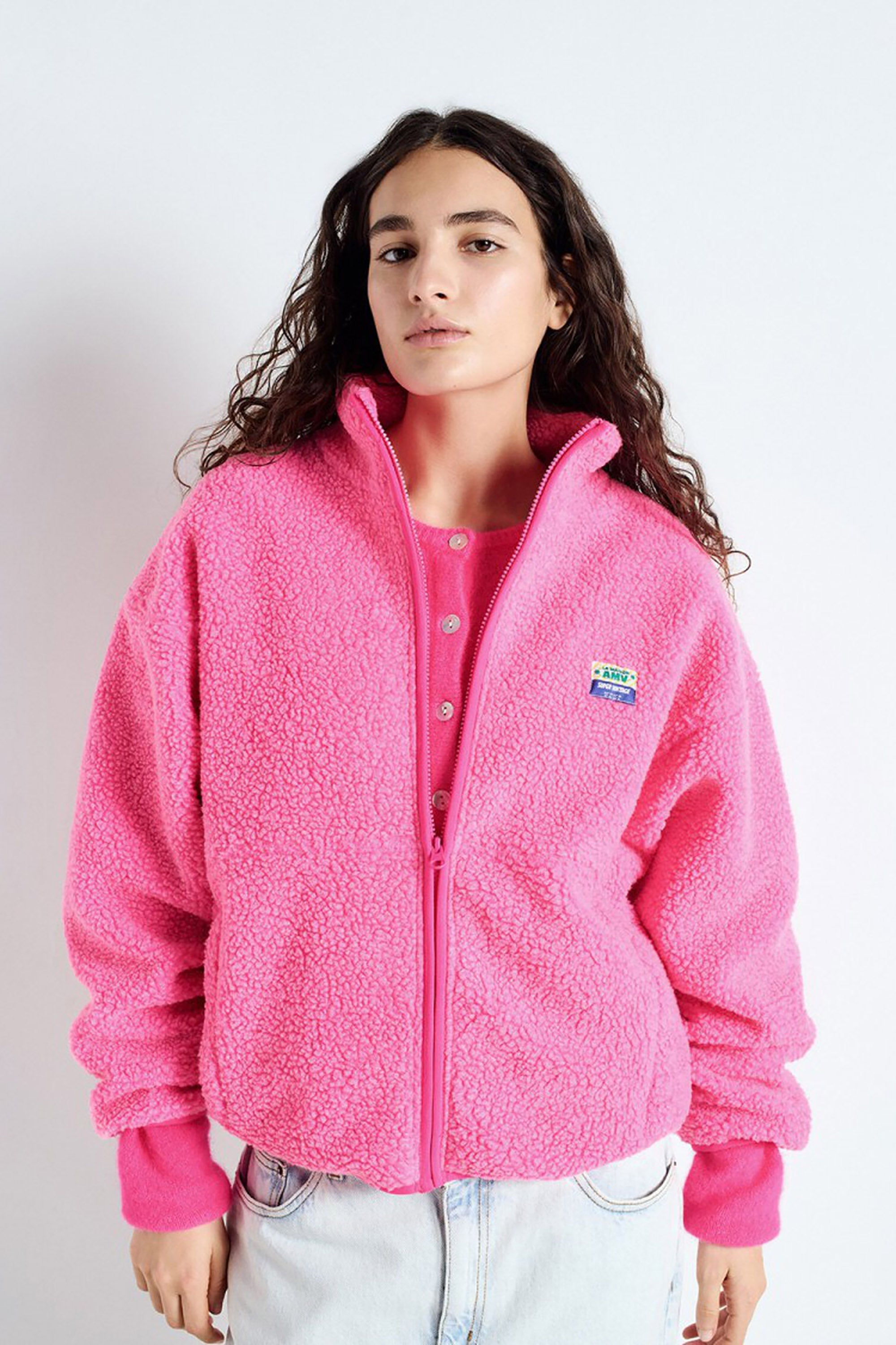 Hoktown Jacket - Acid Pink Melange