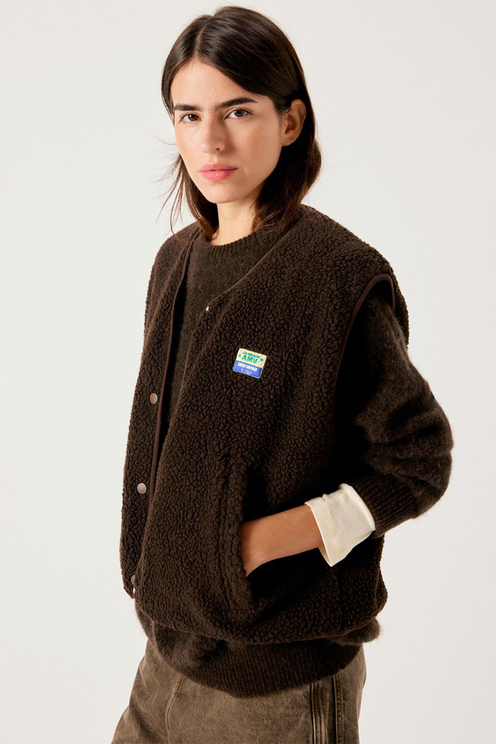 Hoktown Gilet - Chesnut Tree Melange