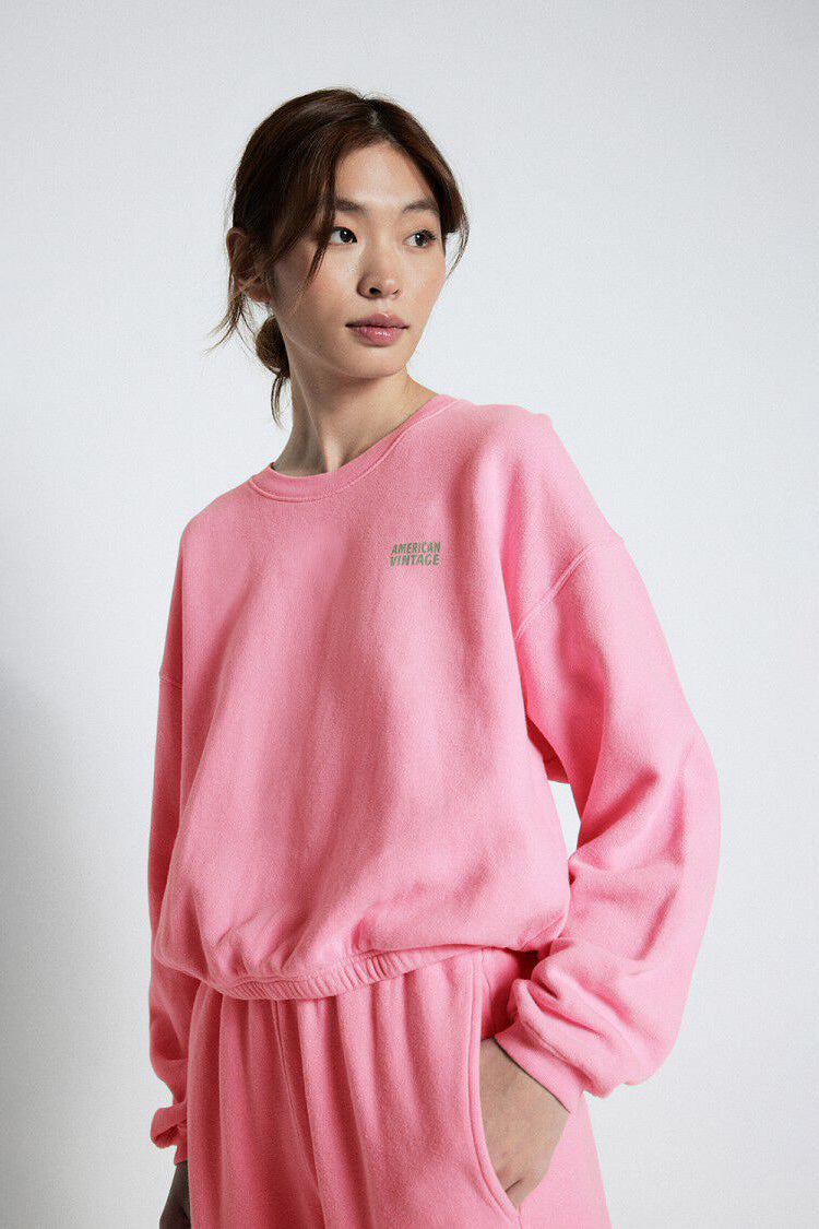 American Vintage Izubird Sweater - Vintage Pink