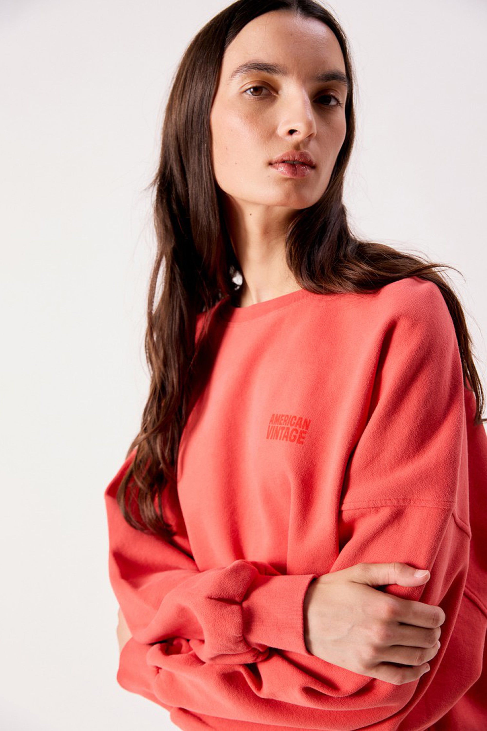 Jitbay Sweatshirt - Vintage Vermilion