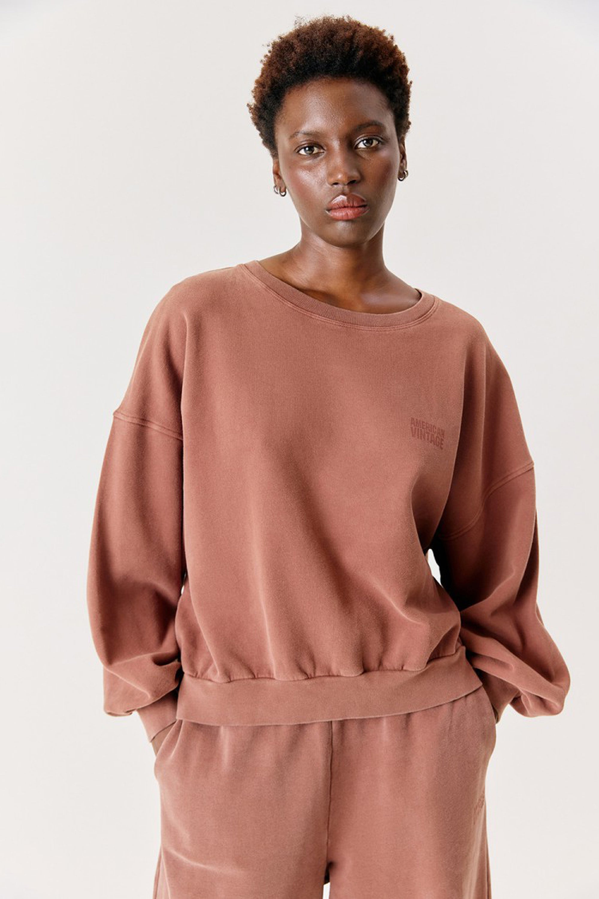 Jitbay Sweatshirt - Vintage Walnut