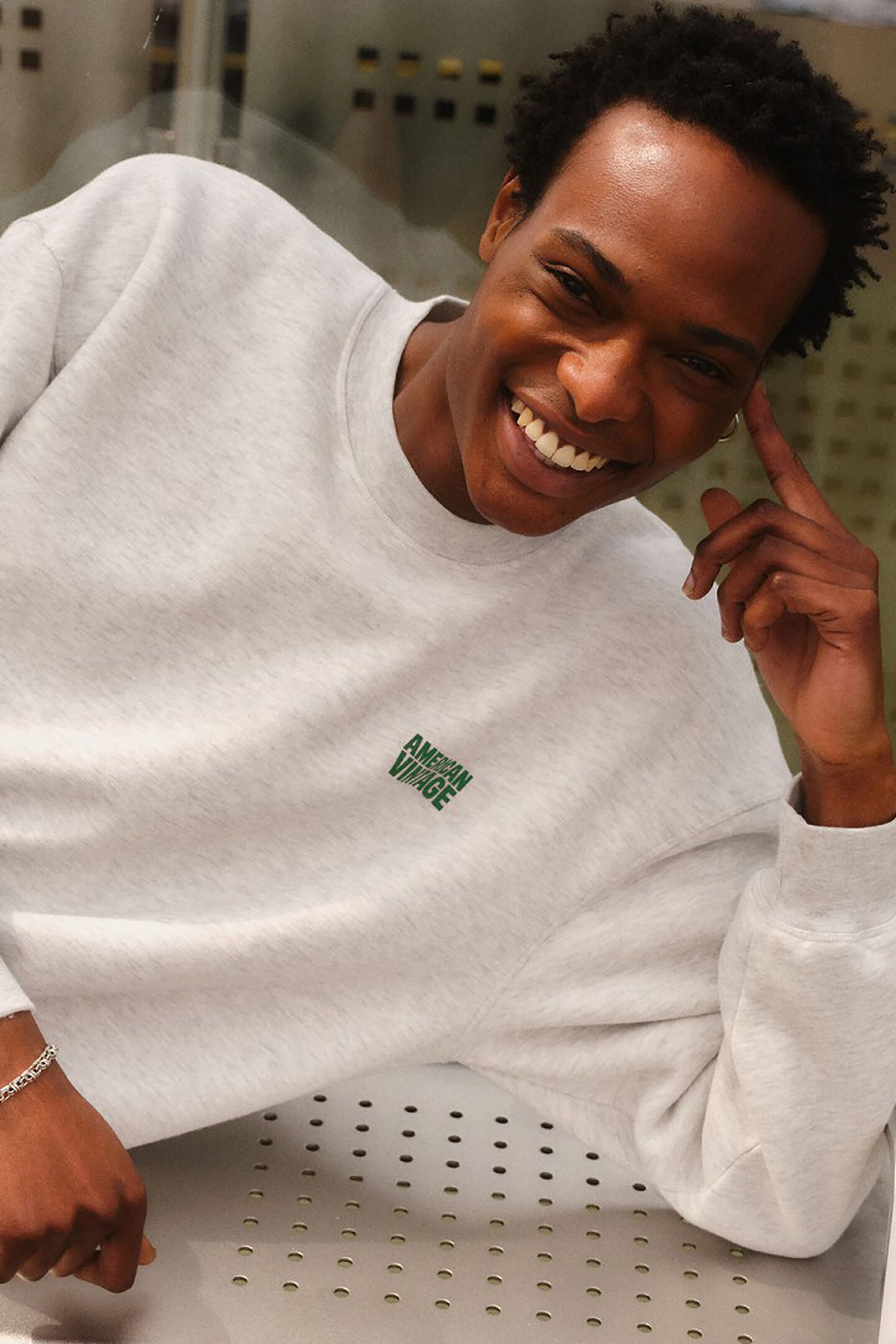 Men's Baptown Sweatshirt - Heather Grey