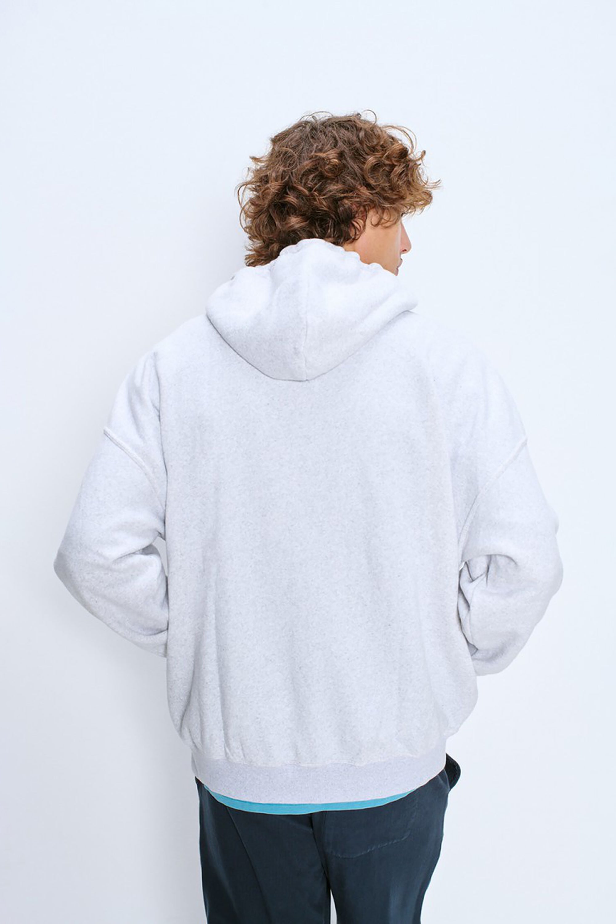 Men's Baptown Zip Up Hoodie - Heather Grey