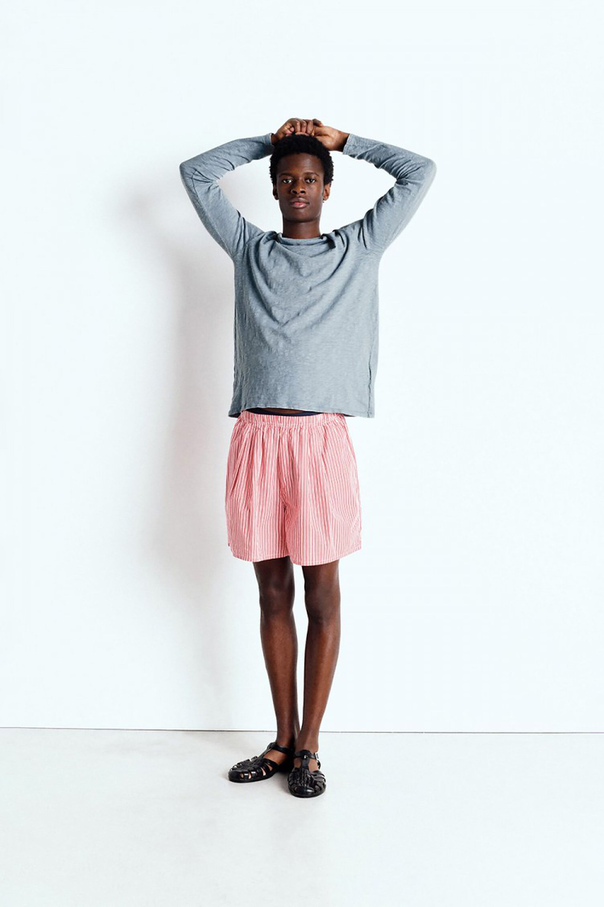 Men's Bysapick T-Shirt LS - Gray Day