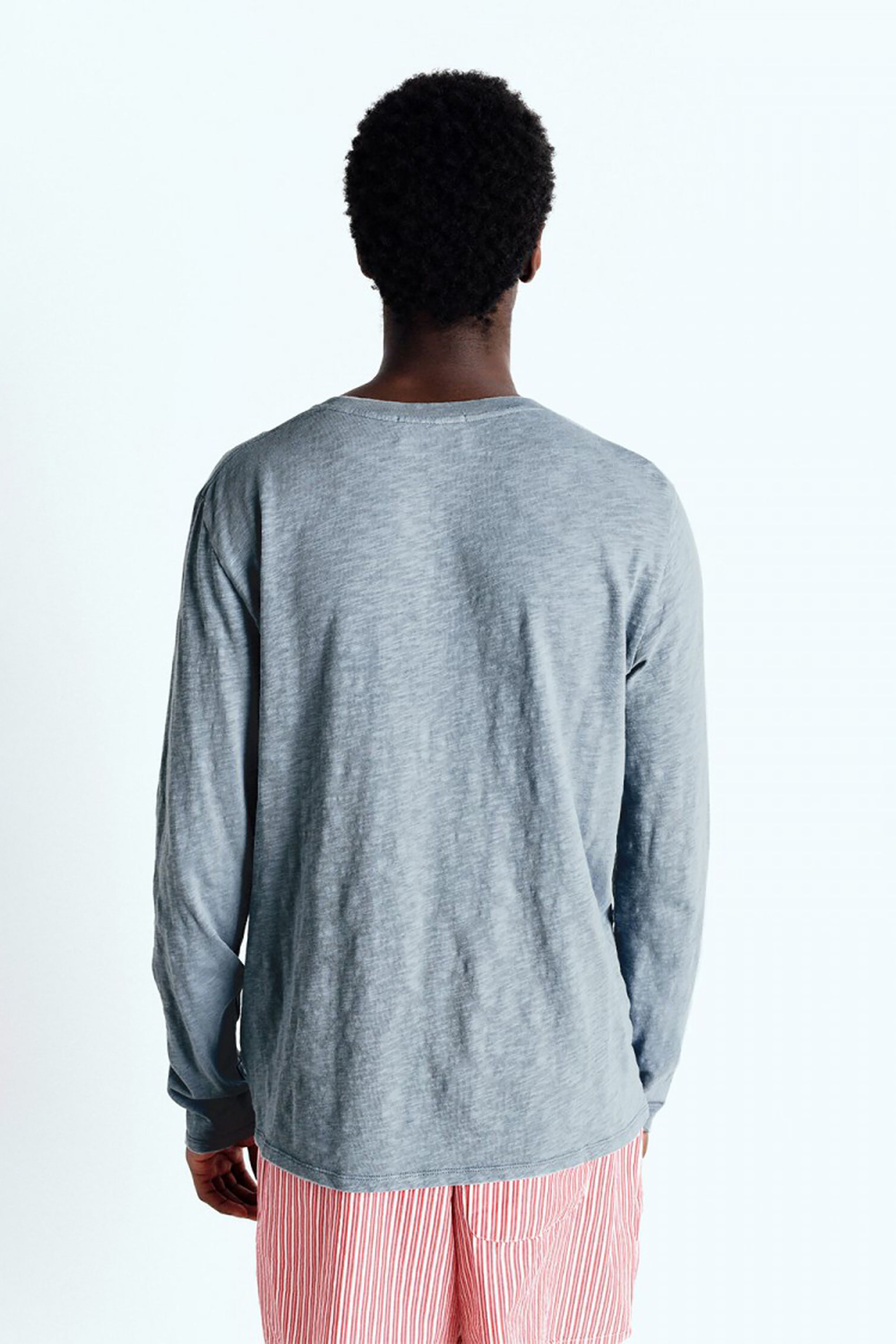 Men's Bysapick T-Shirt LS - Gray Day