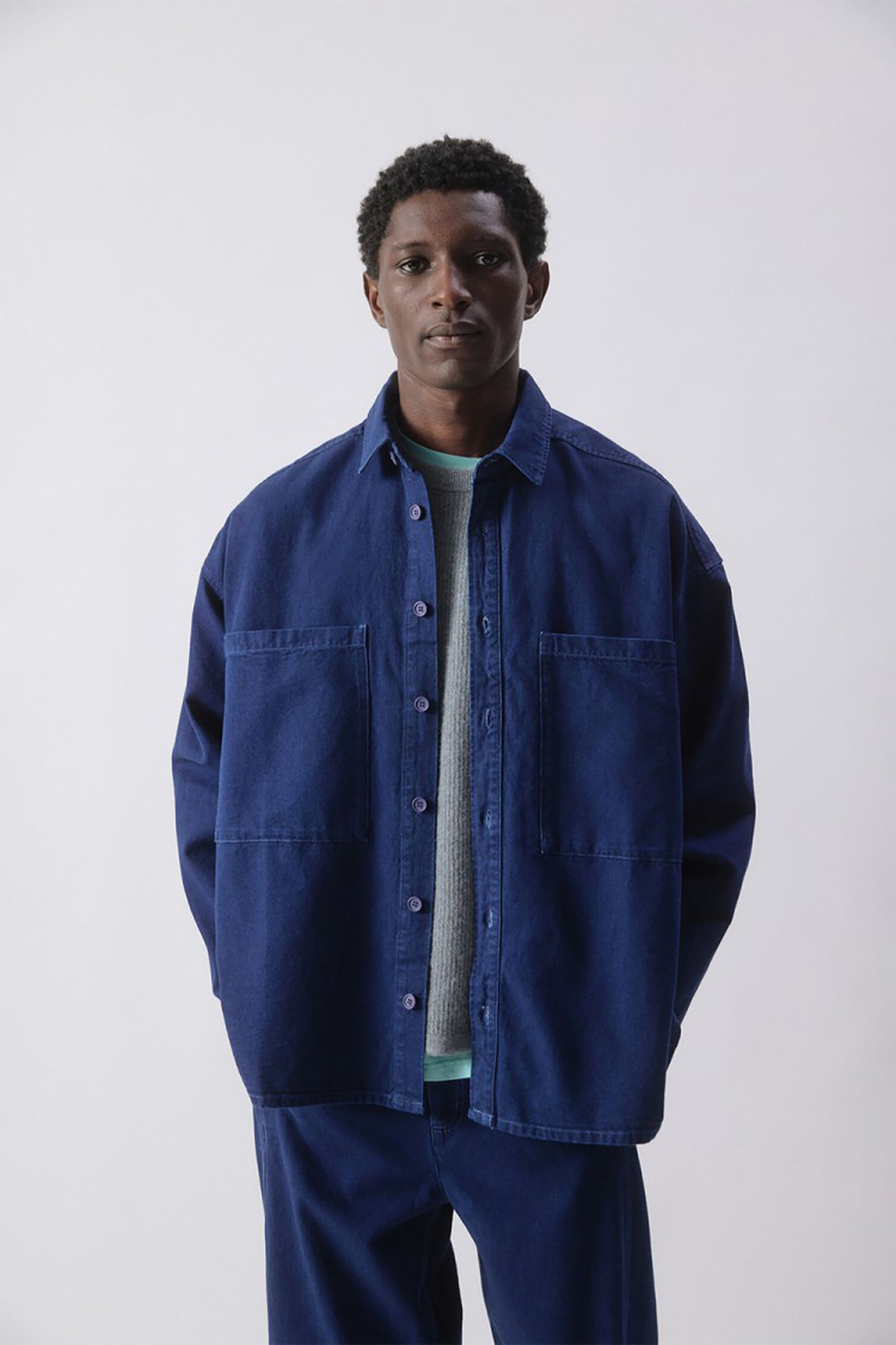 Men's Comow Shirt - Raw Blue