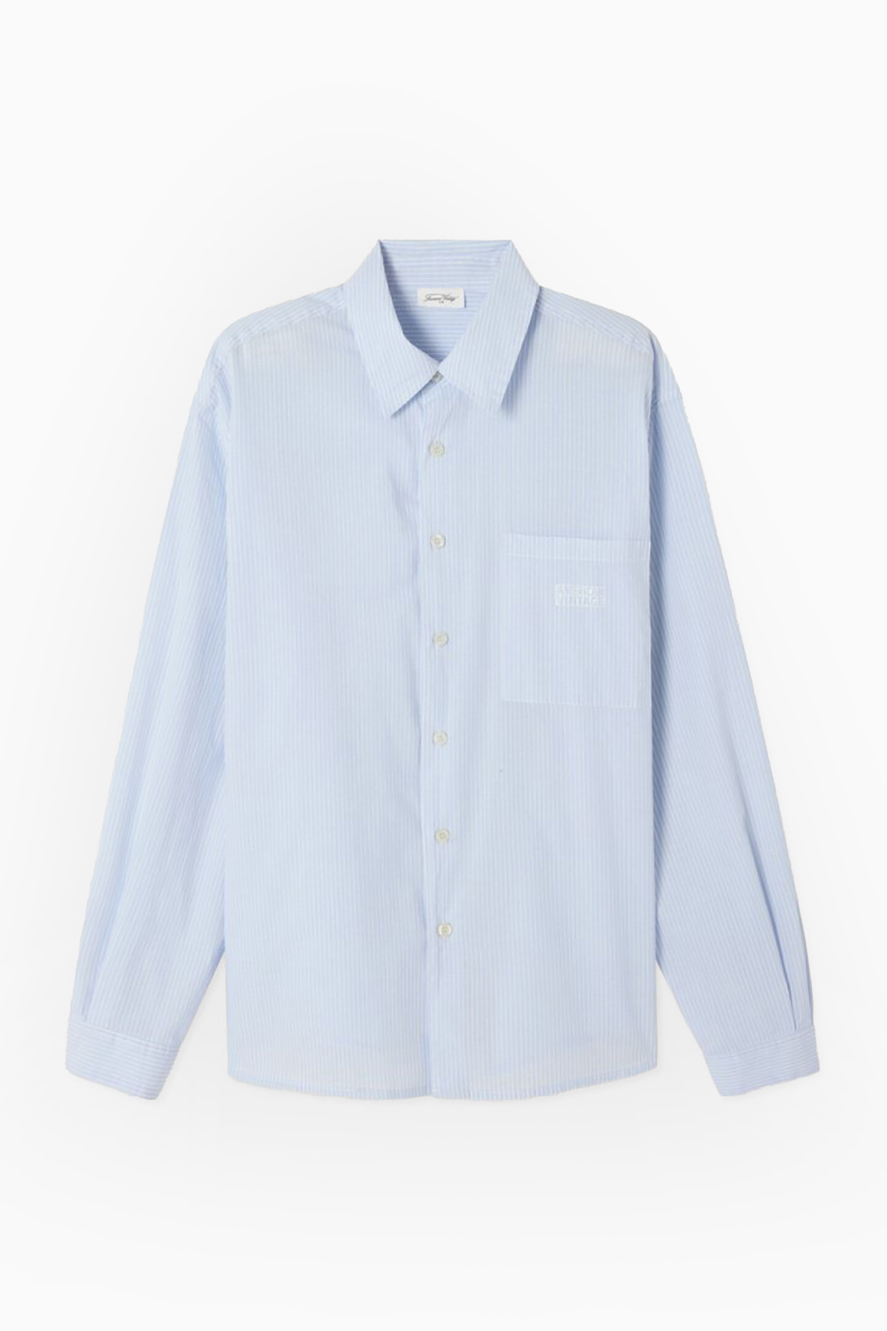 Men's Eluabird Shirt - Blue Stripes