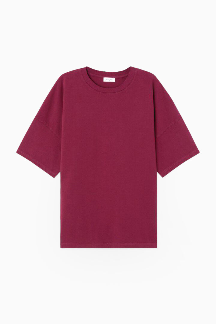  Men's Fizvalley T-Shirt SS - Vintage Burgundy - RUM Amsterdam
