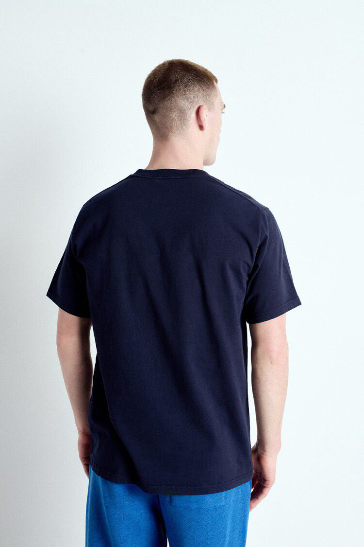  Men's Fizvalley T-Shirt SS - Vintage Navy - RUM Amsterdam