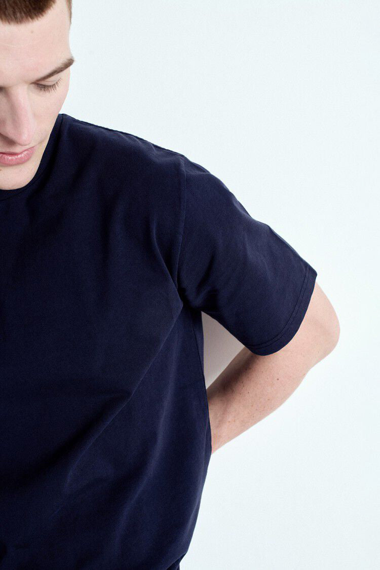  Men's Fizvalley T-Shirt SS - Vintage Navy - RUM Amsterdam