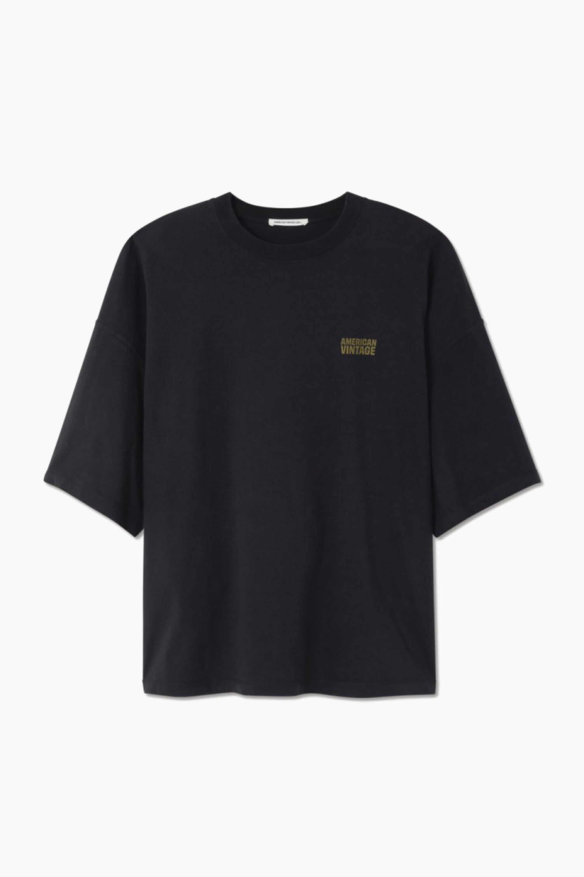 American Vintage Men's Gixy T-Shirt - Black | RUM Amsterdam