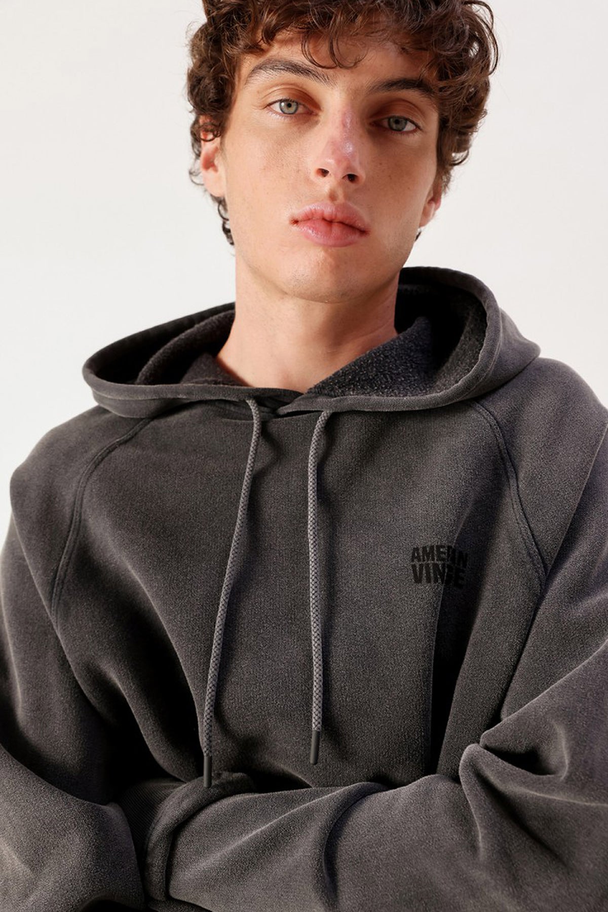 Men's Jitbay Hooded Sweatshirt - Vintage Carbon