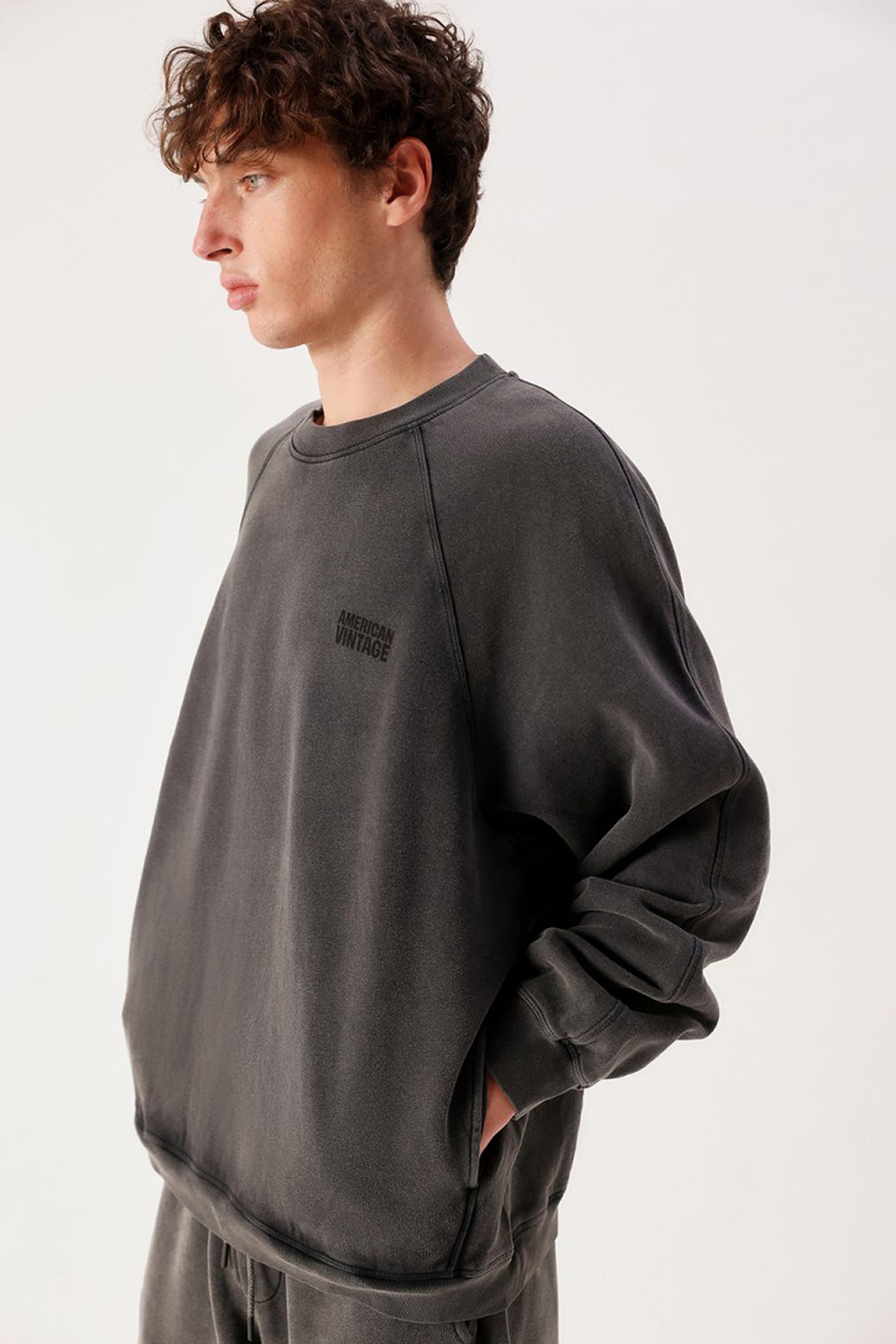 Men's Jitbay Sweatshirt - Vintage Carbon