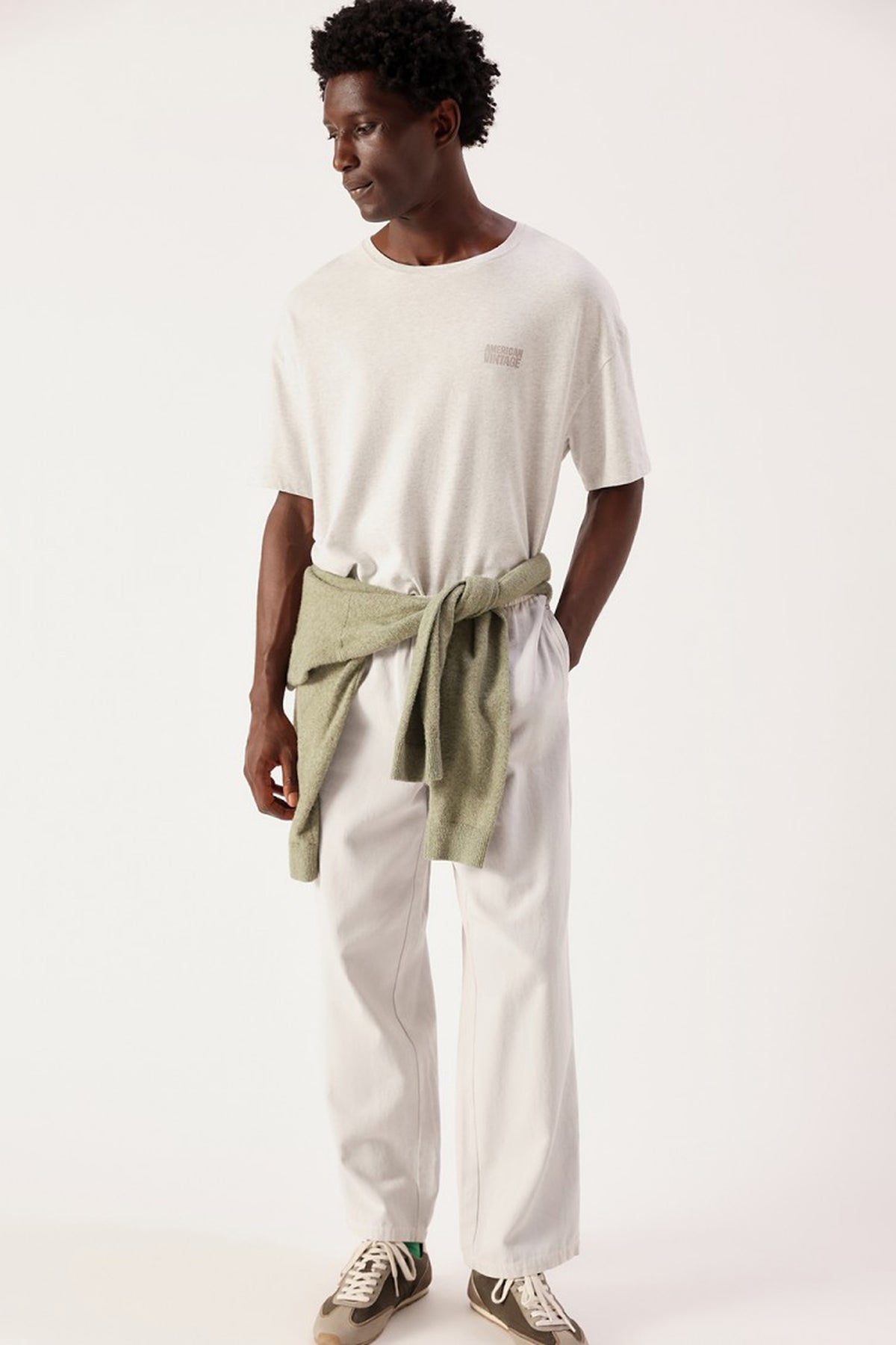  Men's Lycaz Trousers - Vintage Ecru - RUM Amsterdam