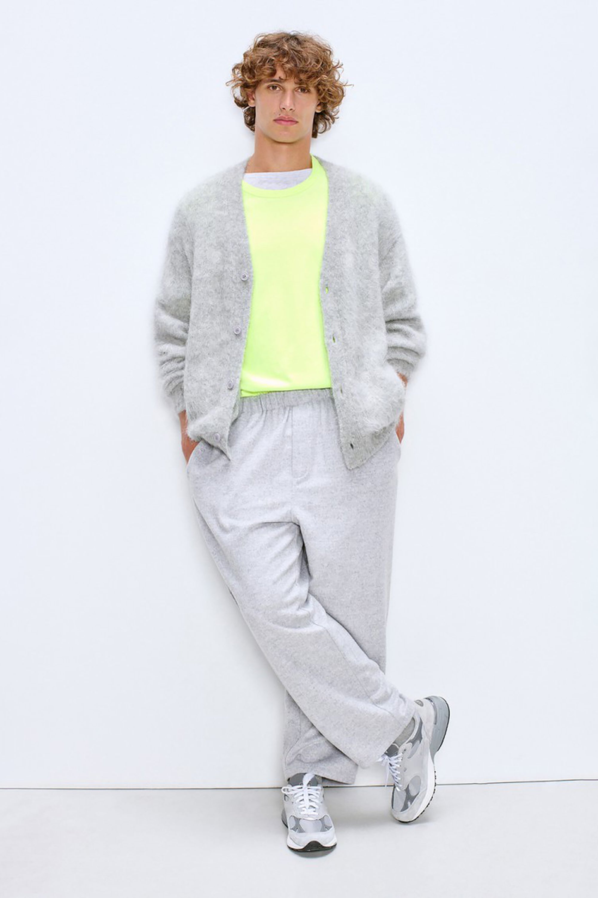 Men's Niby Cardigan - Heather Grey