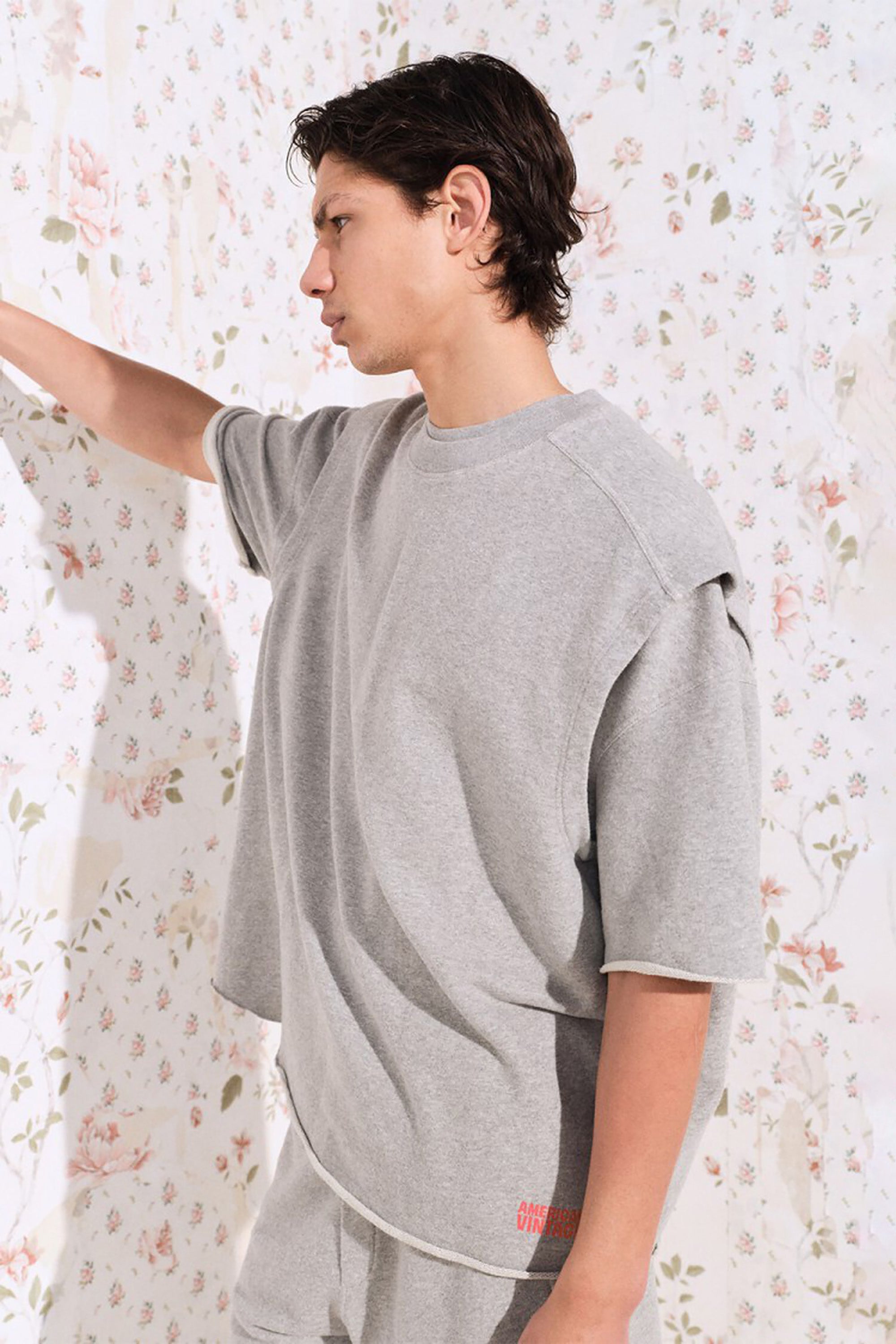 Men's Nyzzow Sweat Top - Heather Grey