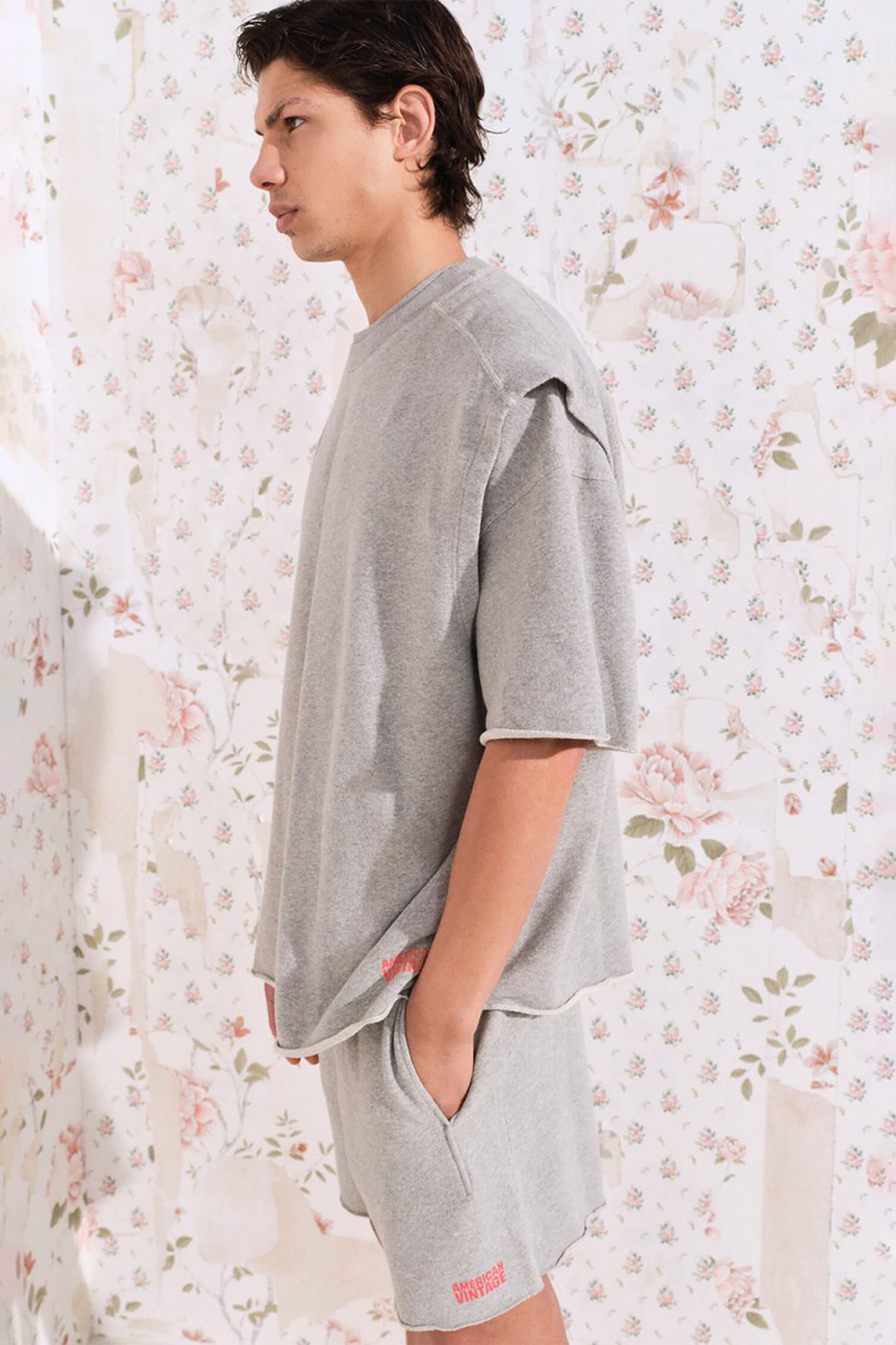 Men's Nyzzow Sweat Top - Heather Grey