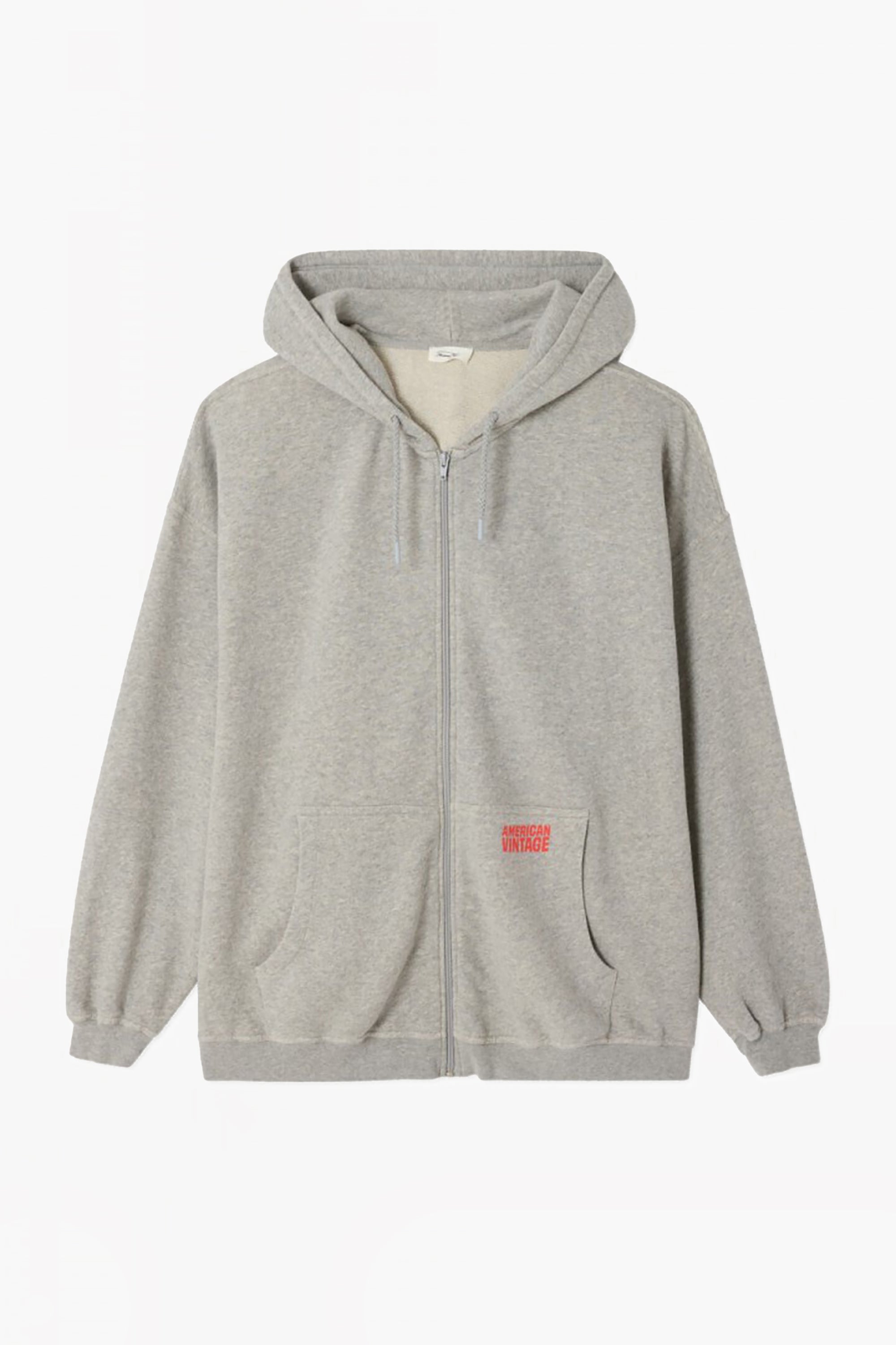 Men's Nyzzow Zip Up Hoodie - Heather Grey