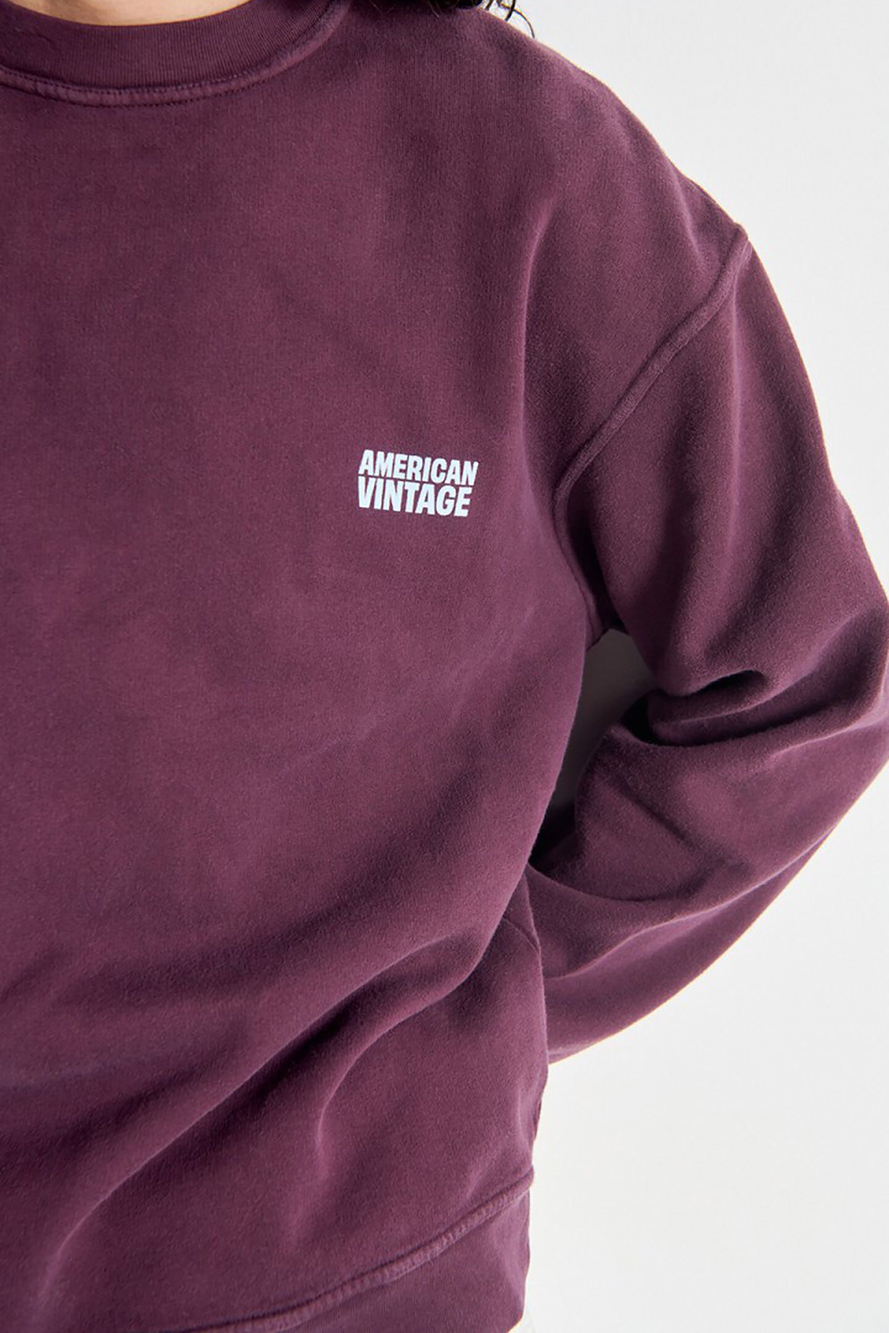 Men's Plizzy Sweatshirt - Vintage Mahogany