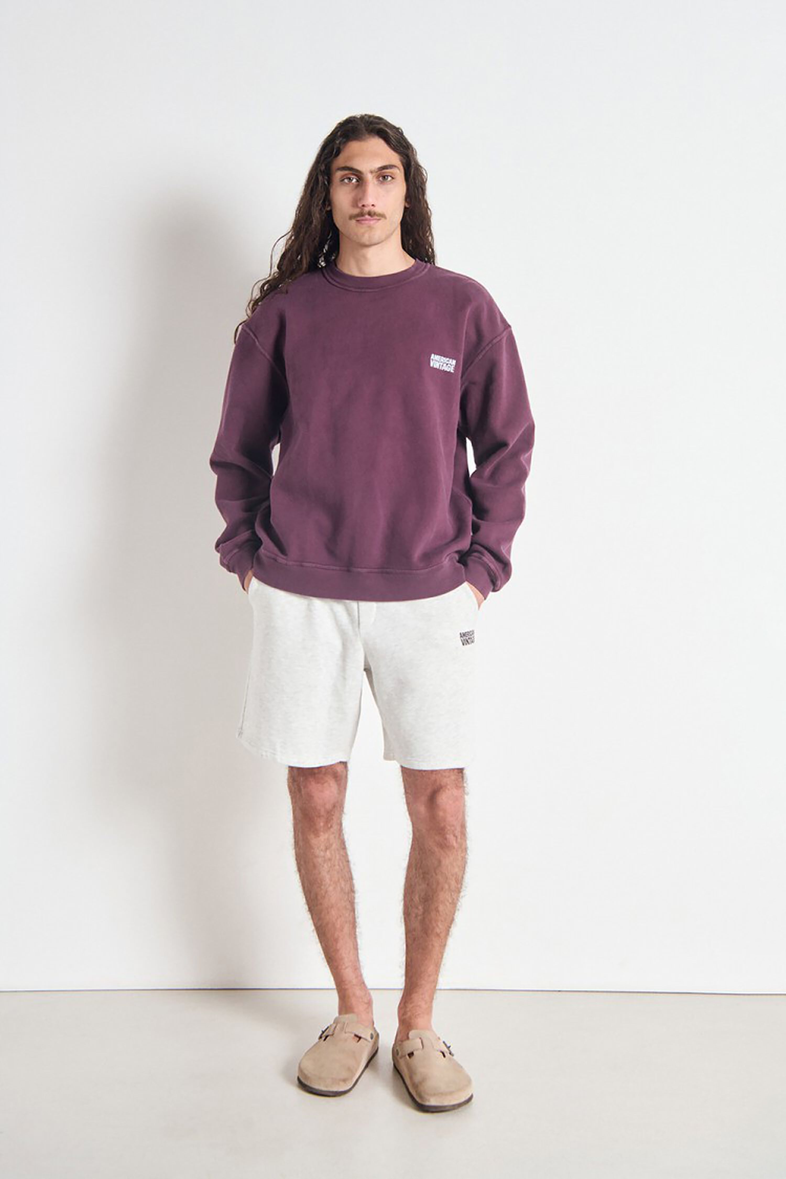 Men's Plizzy Sweatshirt - Vintage Mahogany