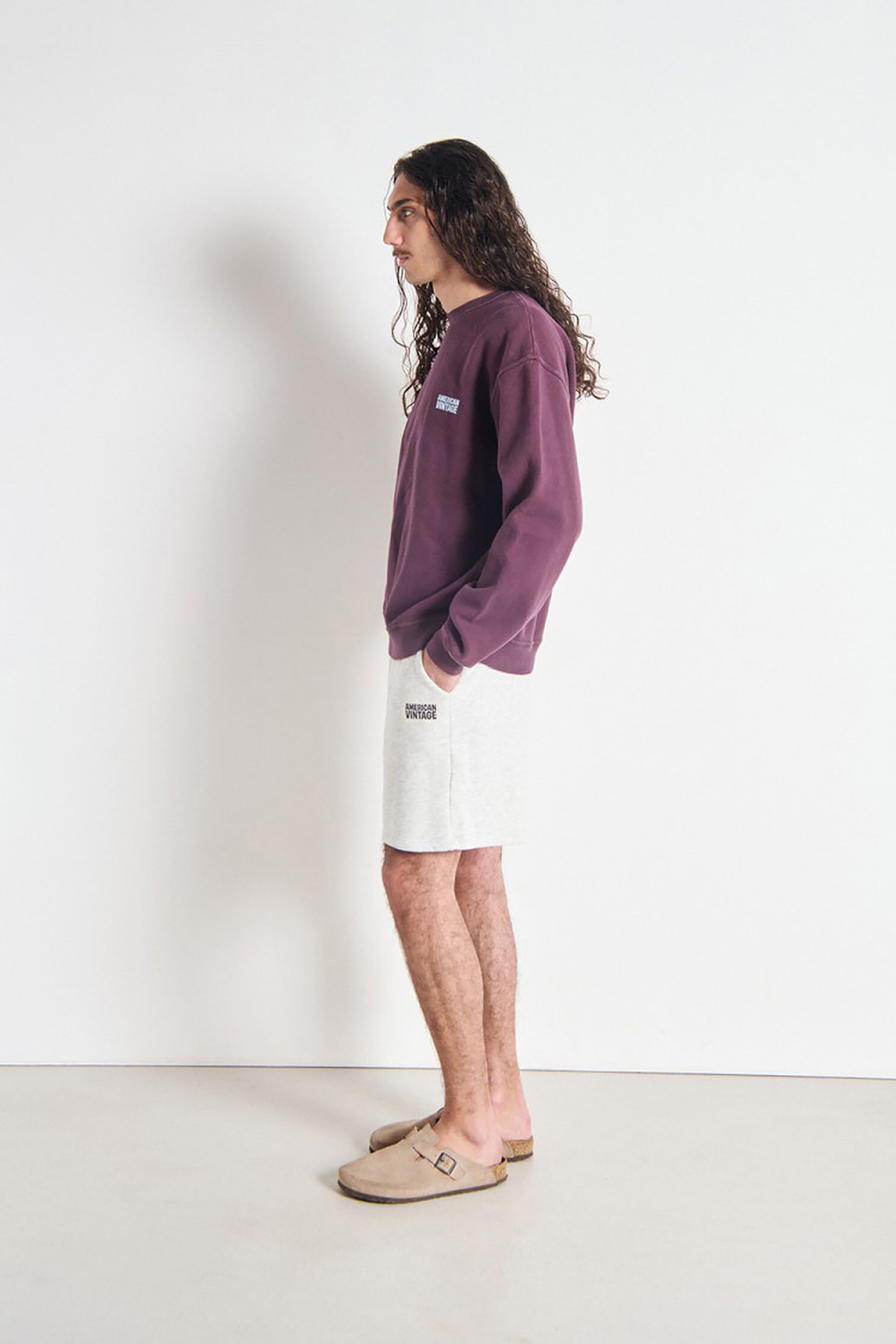 Men's Plizzy Sweatshirt - Vintage Mahogany