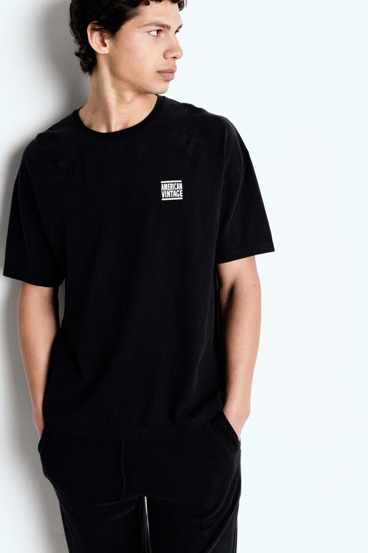  Men's Ykobow T-Shirt SS - Darkness - RUM Amsterdam