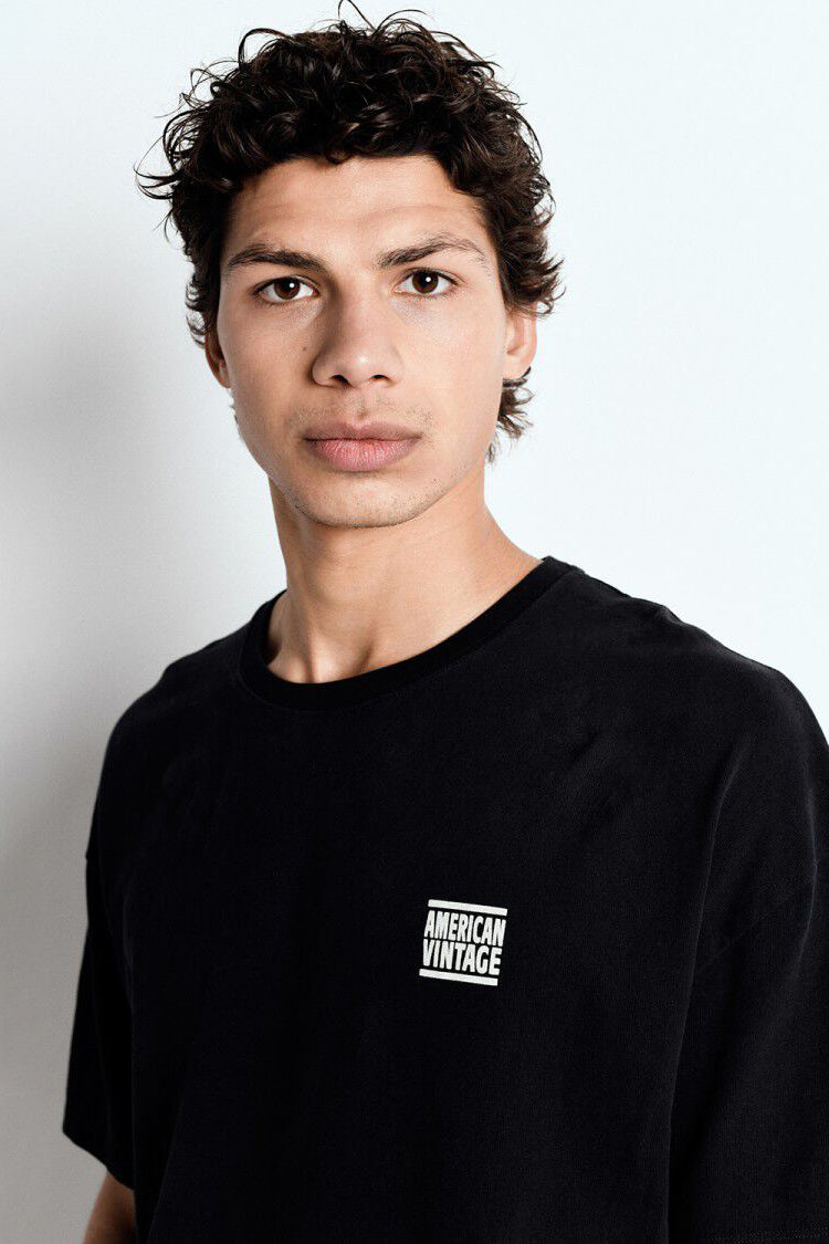  Men's Ykobow T-Shirt SS - Darkness - RUM Amsterdam