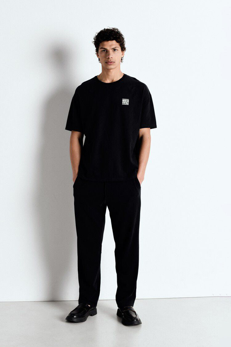  Men's Ykobow T-Shirt SS - Darkness - RUM Amsterdam