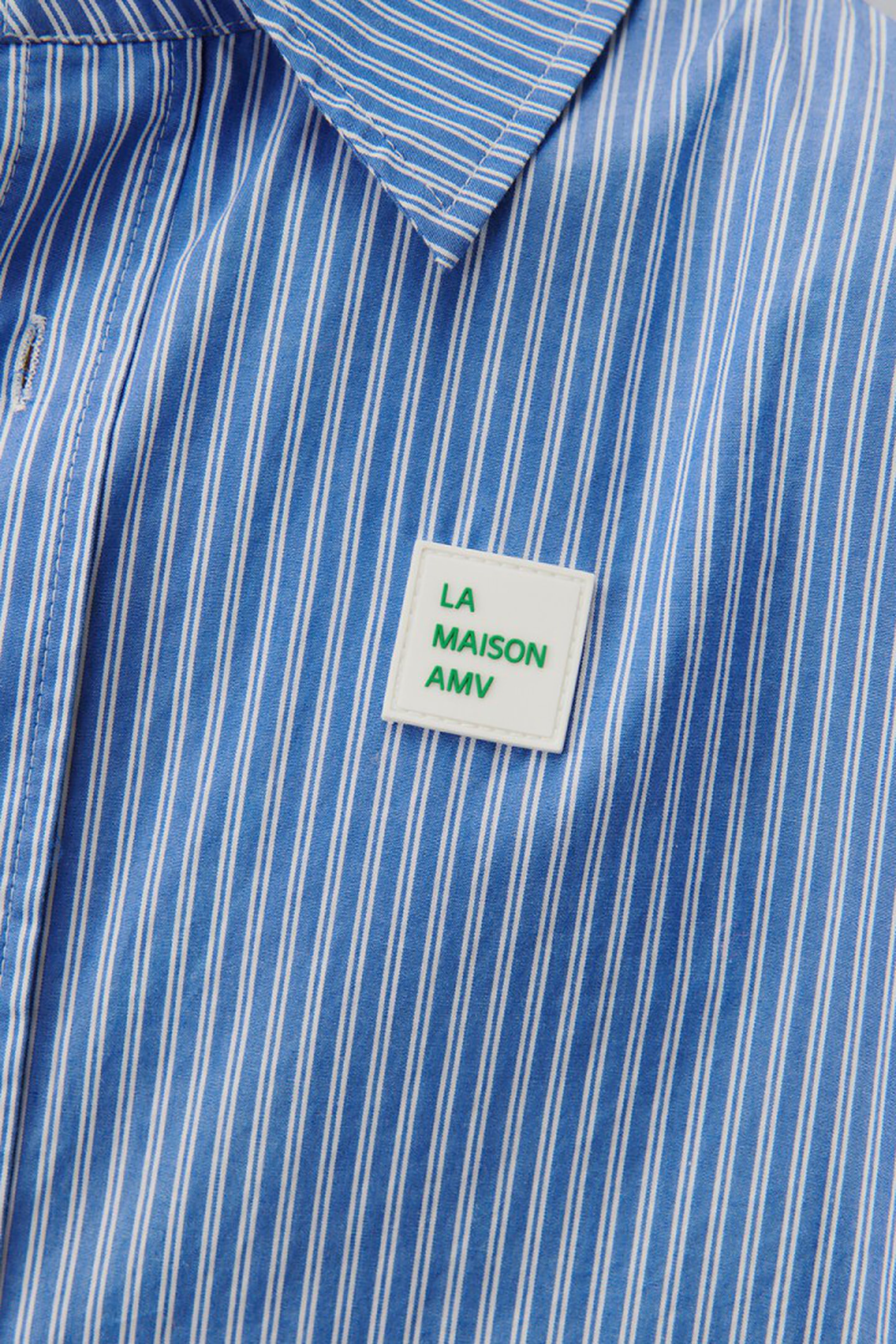 Men's Zatybay Shirt - Aqua Stripes