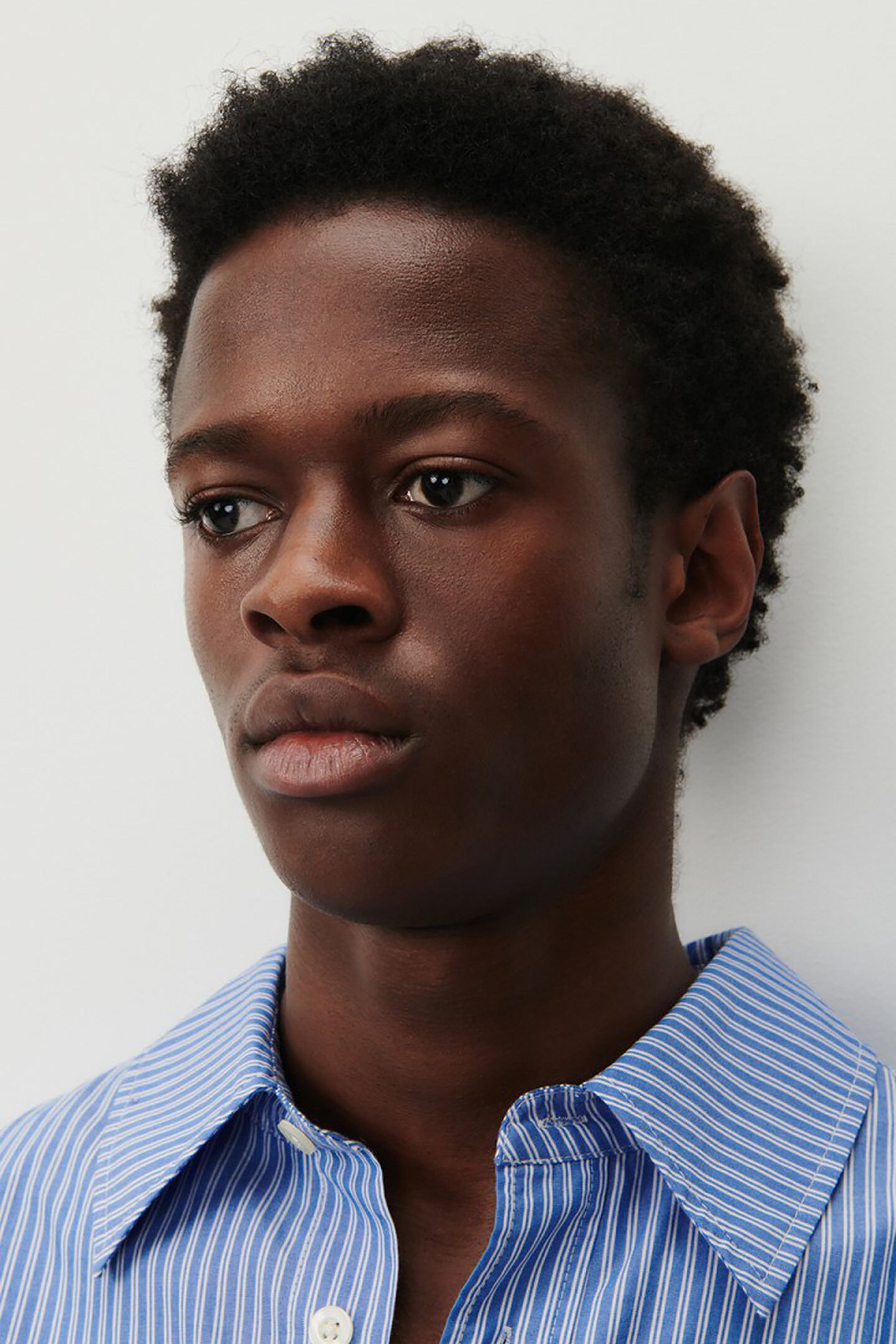 Men's Zatybay Shirt - Aqua Stripes