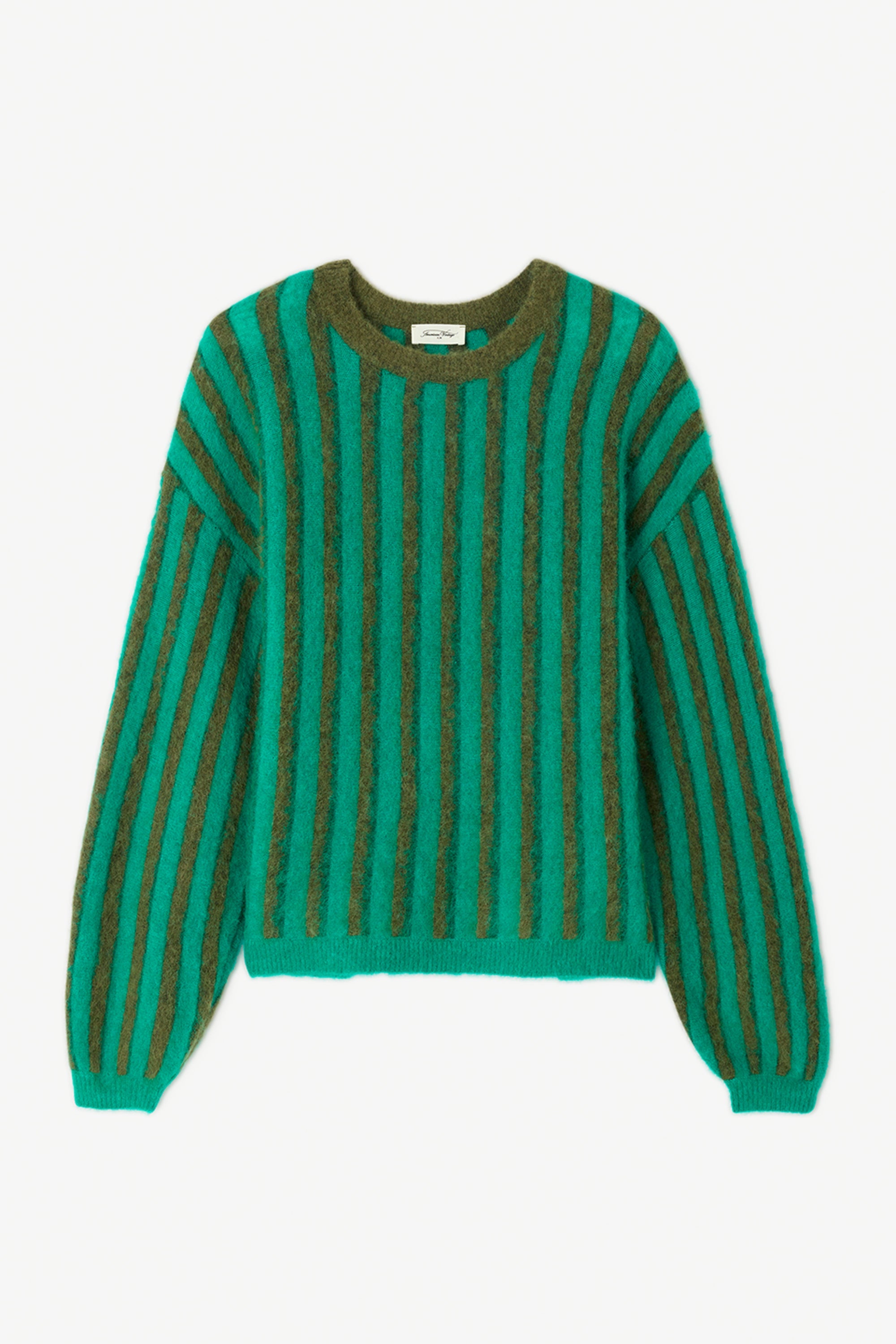 Nenybay Jumper - Striped Mint Khaki