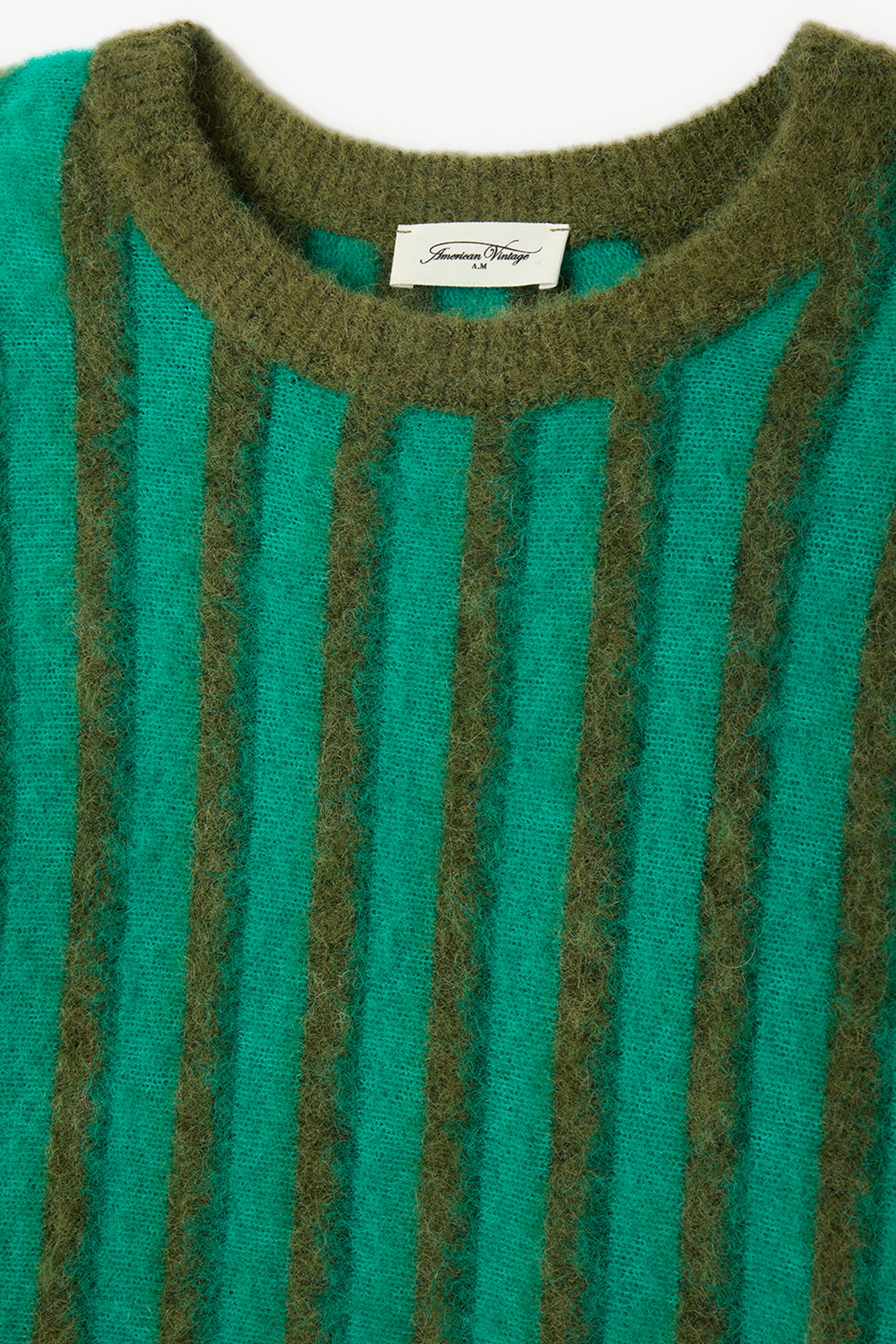 Nenybay Jumper - Striped Mint Khaki