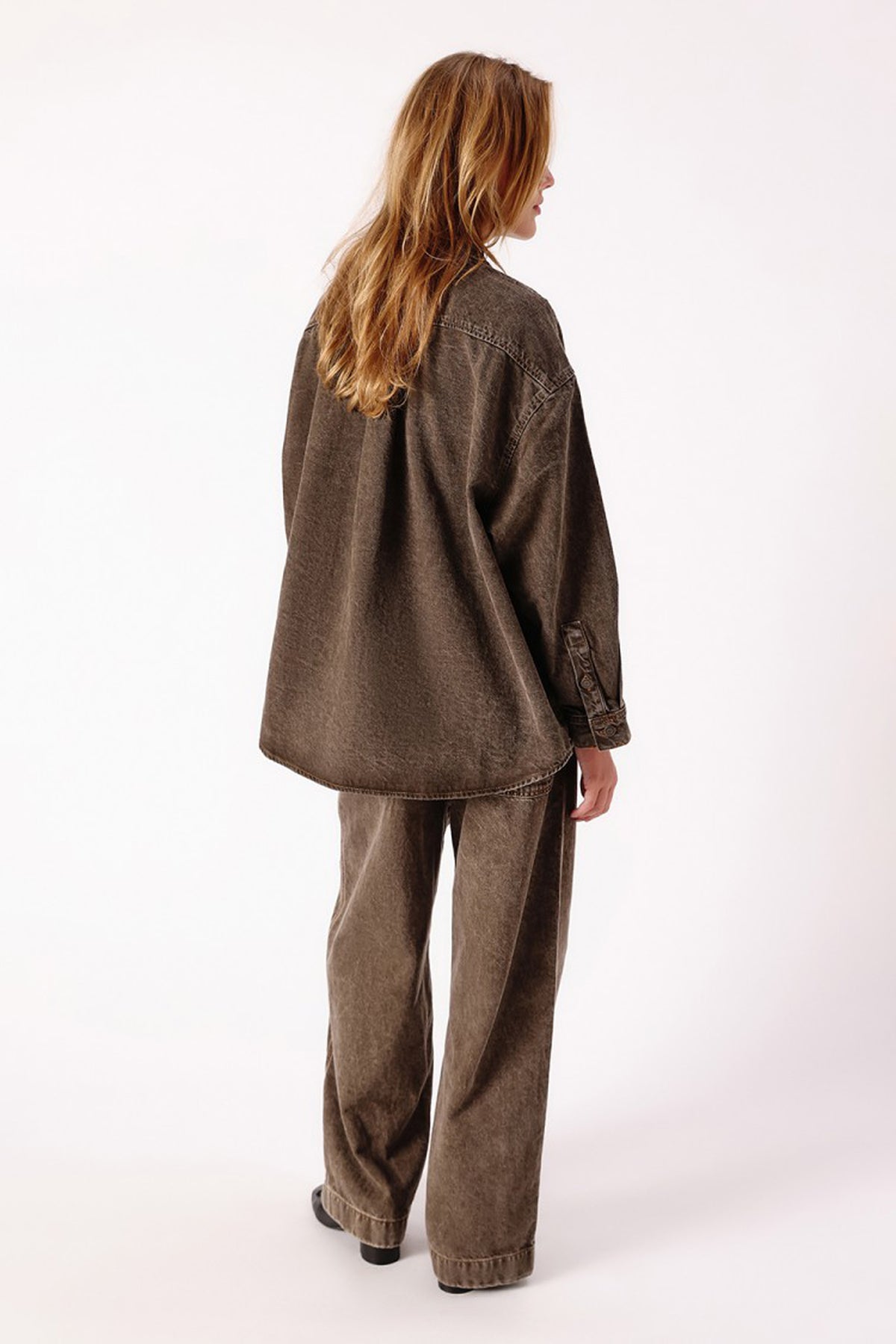Oshow-B Shirt - Stone Brown