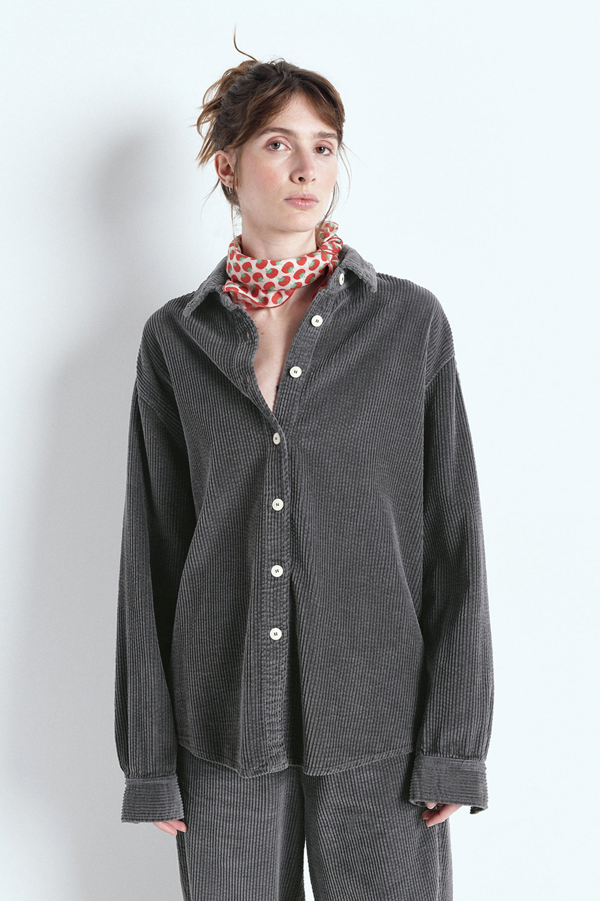 Padow Shirt - Vintage Carbon