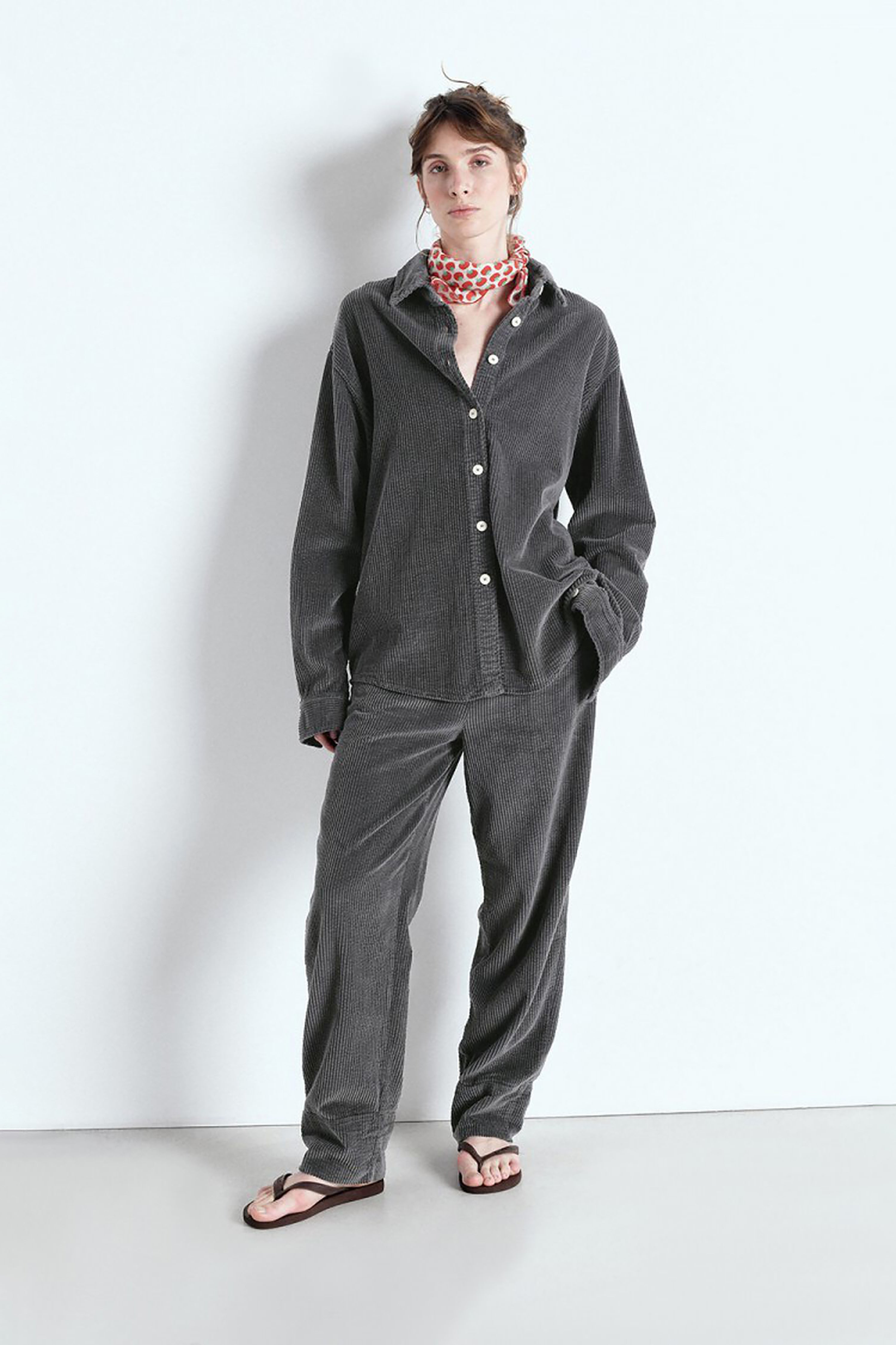 Padow Trouser - Vintage Carbon