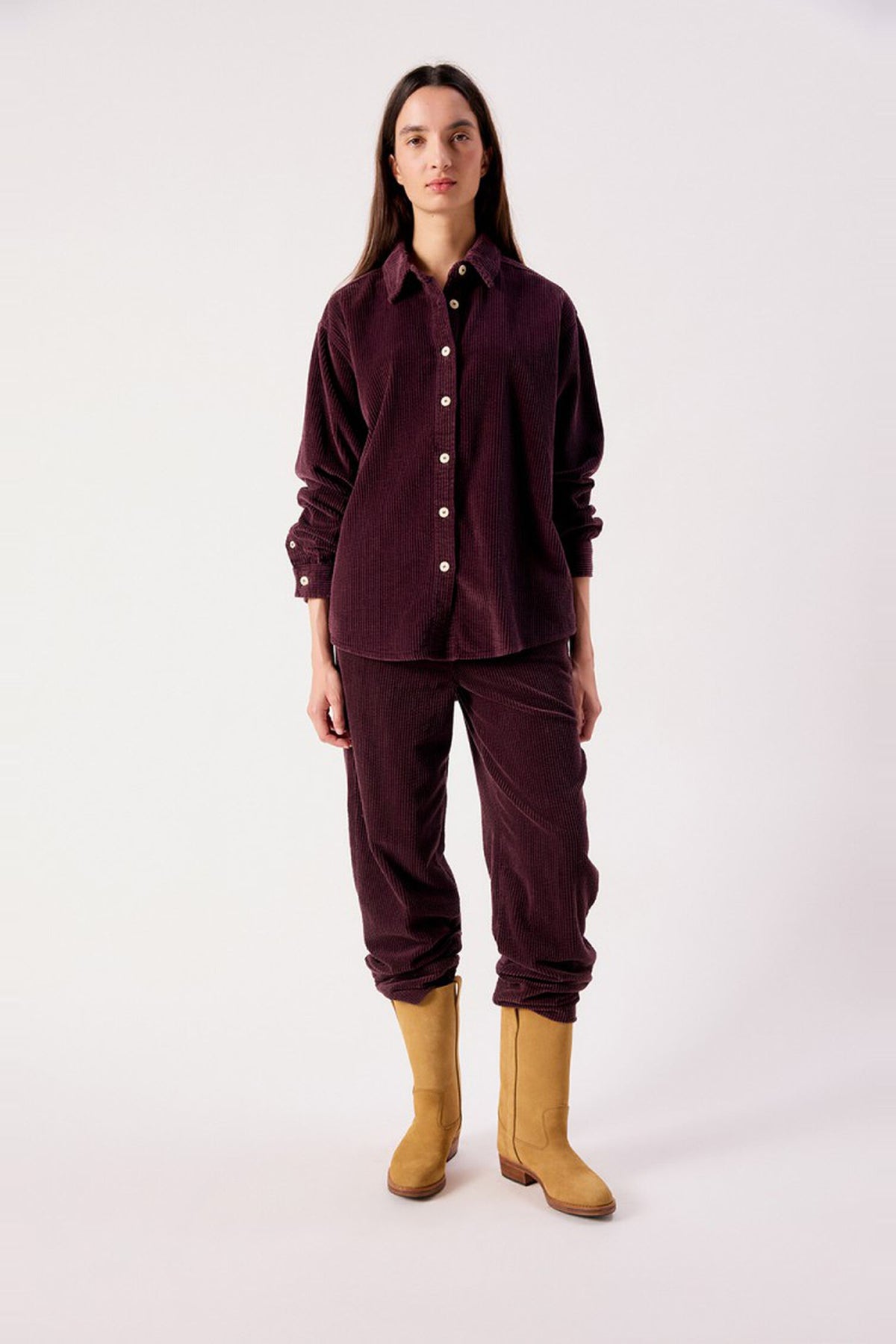 Padow Trousers - Vintage Auburn