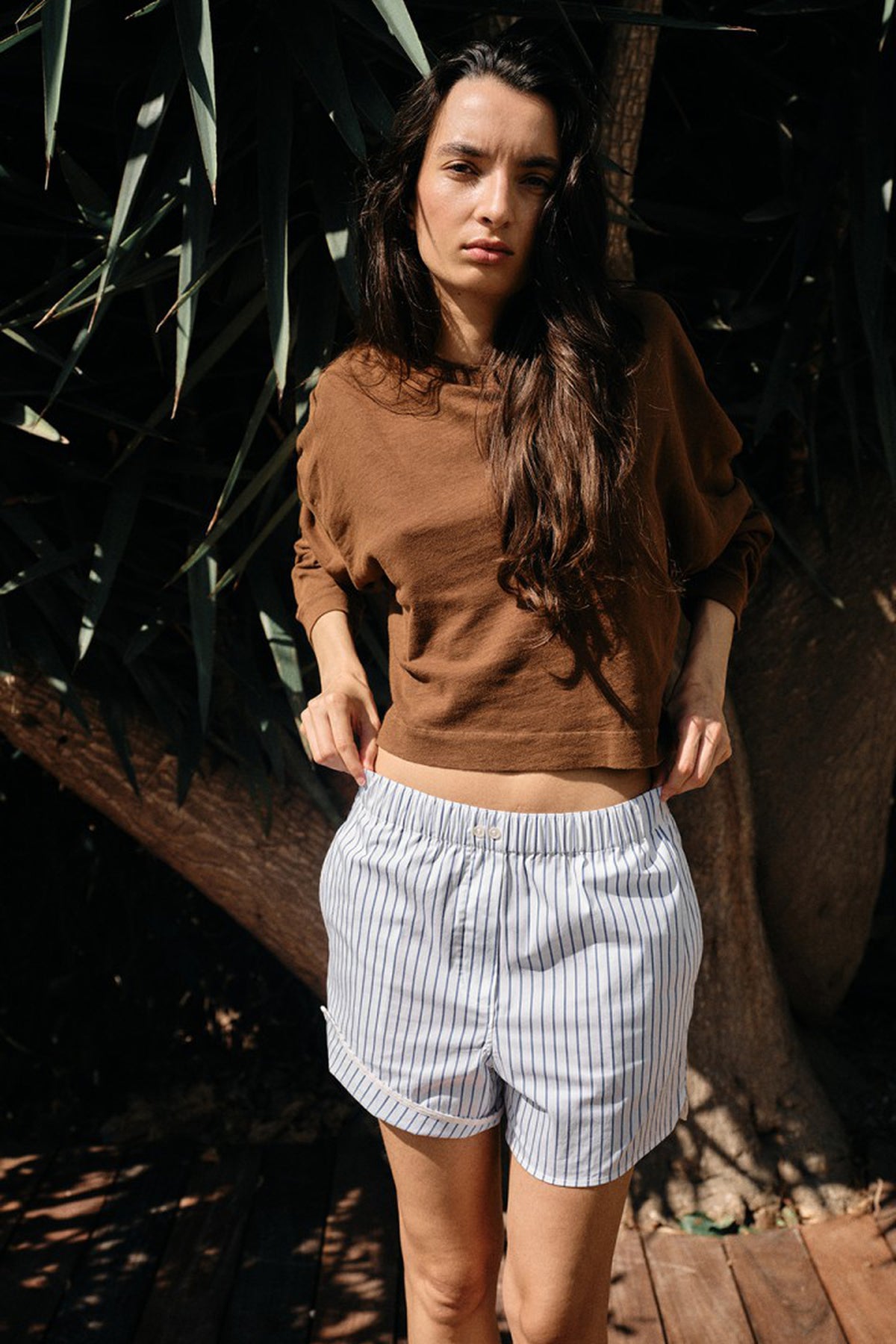 Remytown T-Shirt LS - Vintage Moka