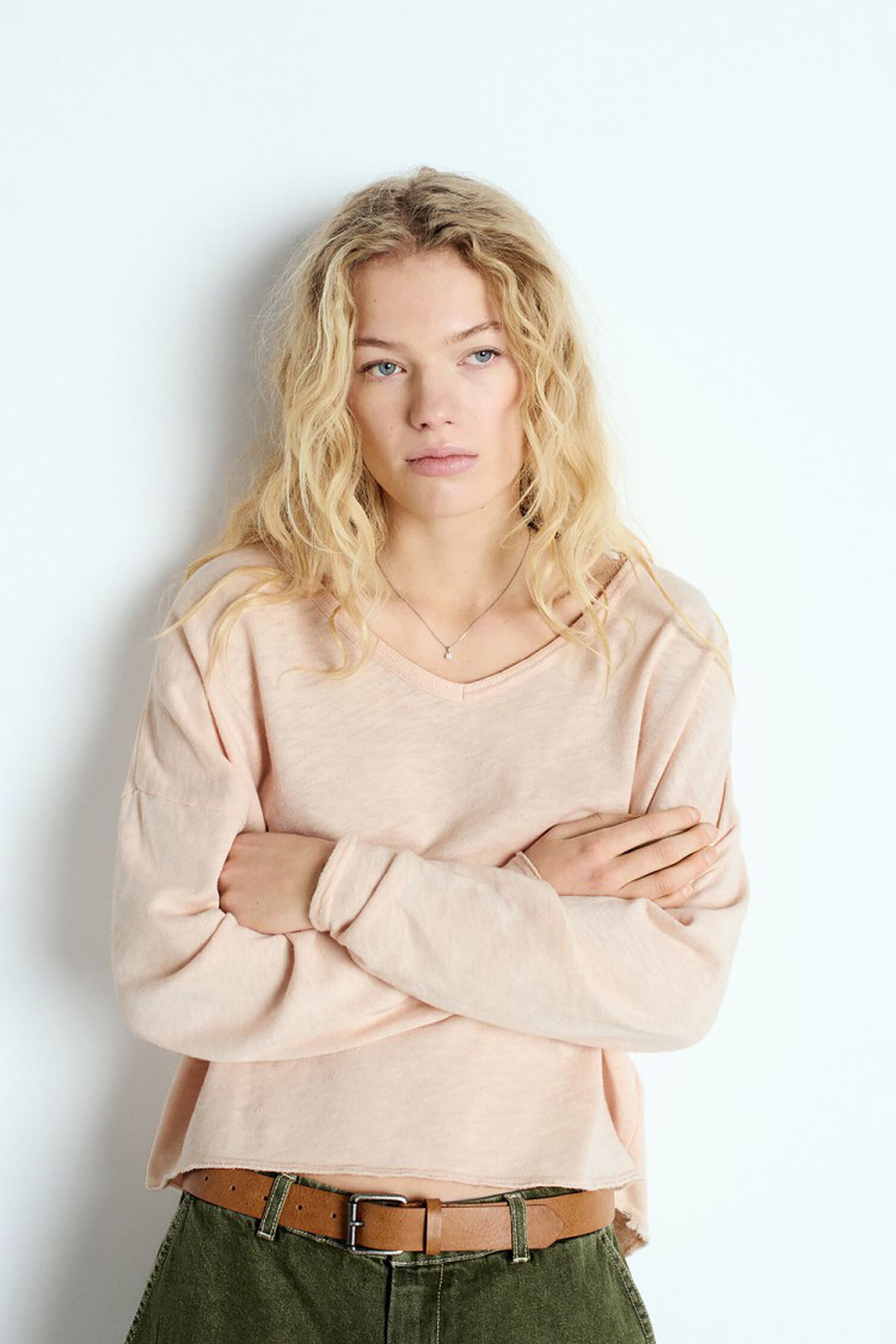 Sonoma Shirt V-Neck - Vintage Biscuit