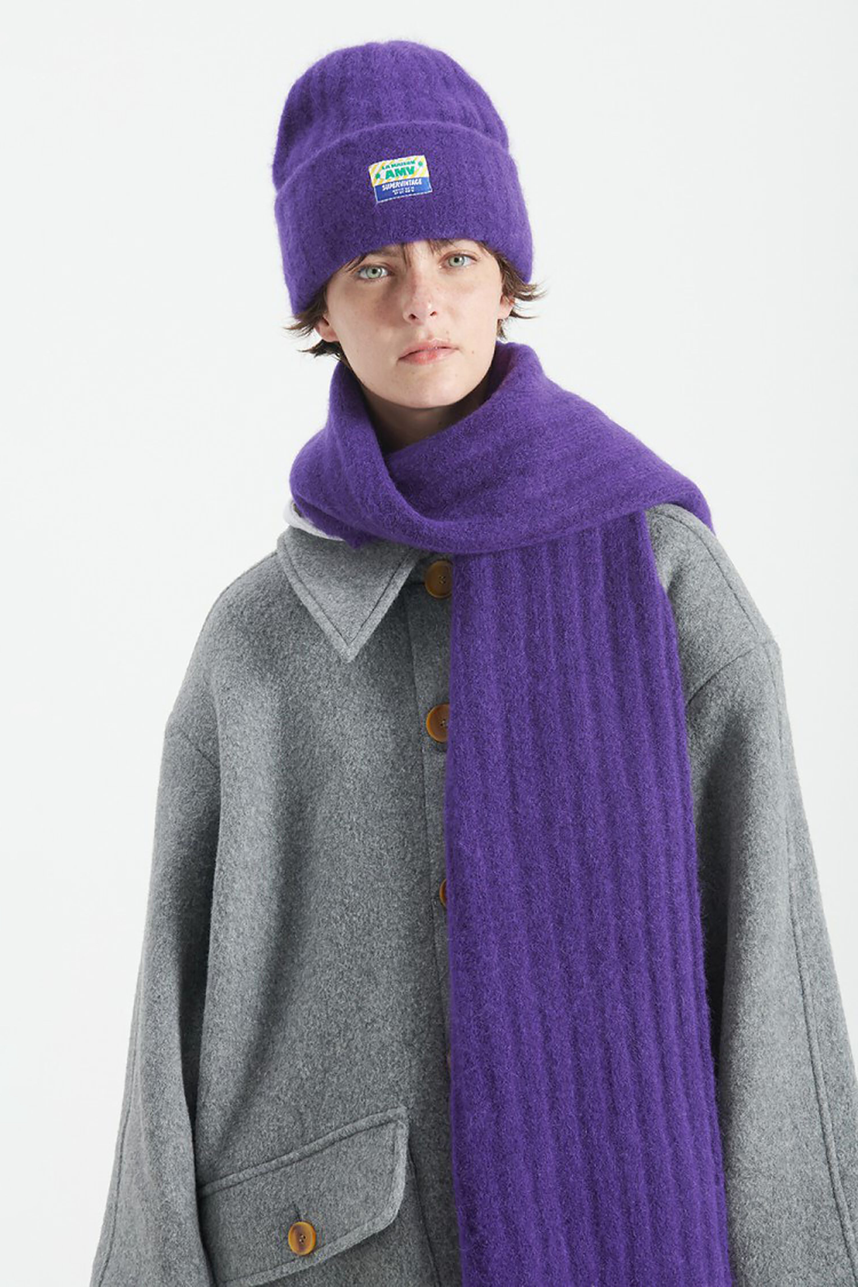 Vitow Beanie - Eggplant