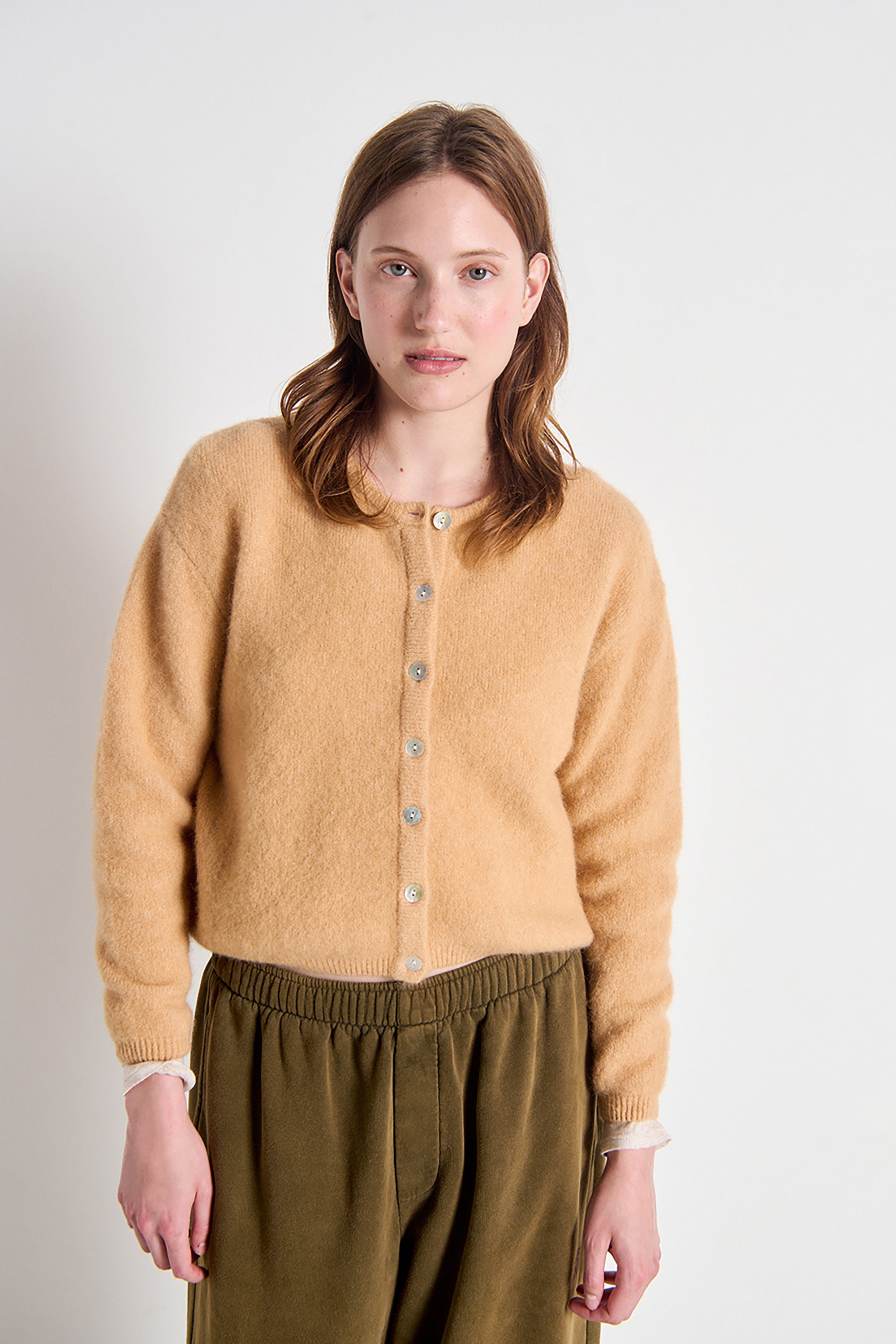 Vitow Cardigan - Hazelnut Melange