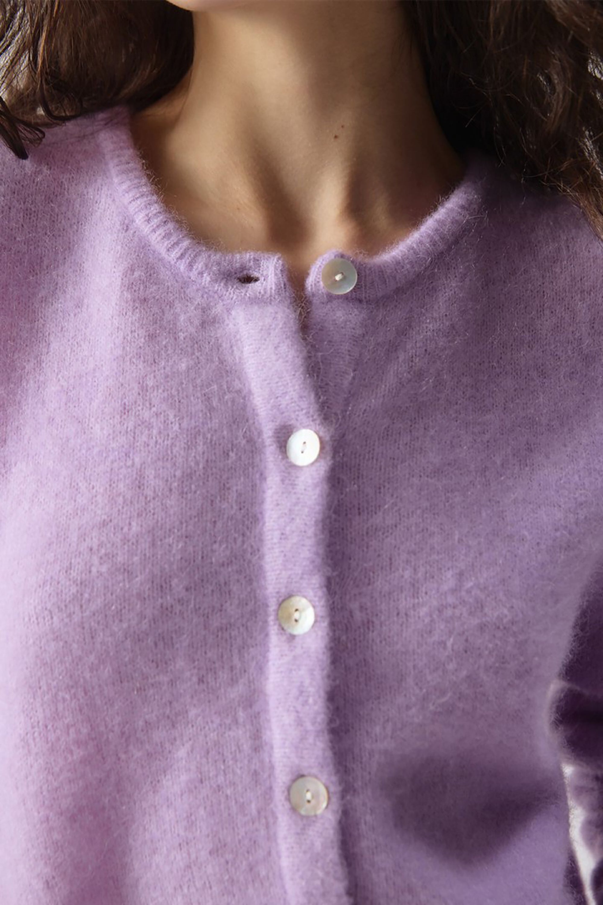 Vitow Cardigan - Lavender Melange