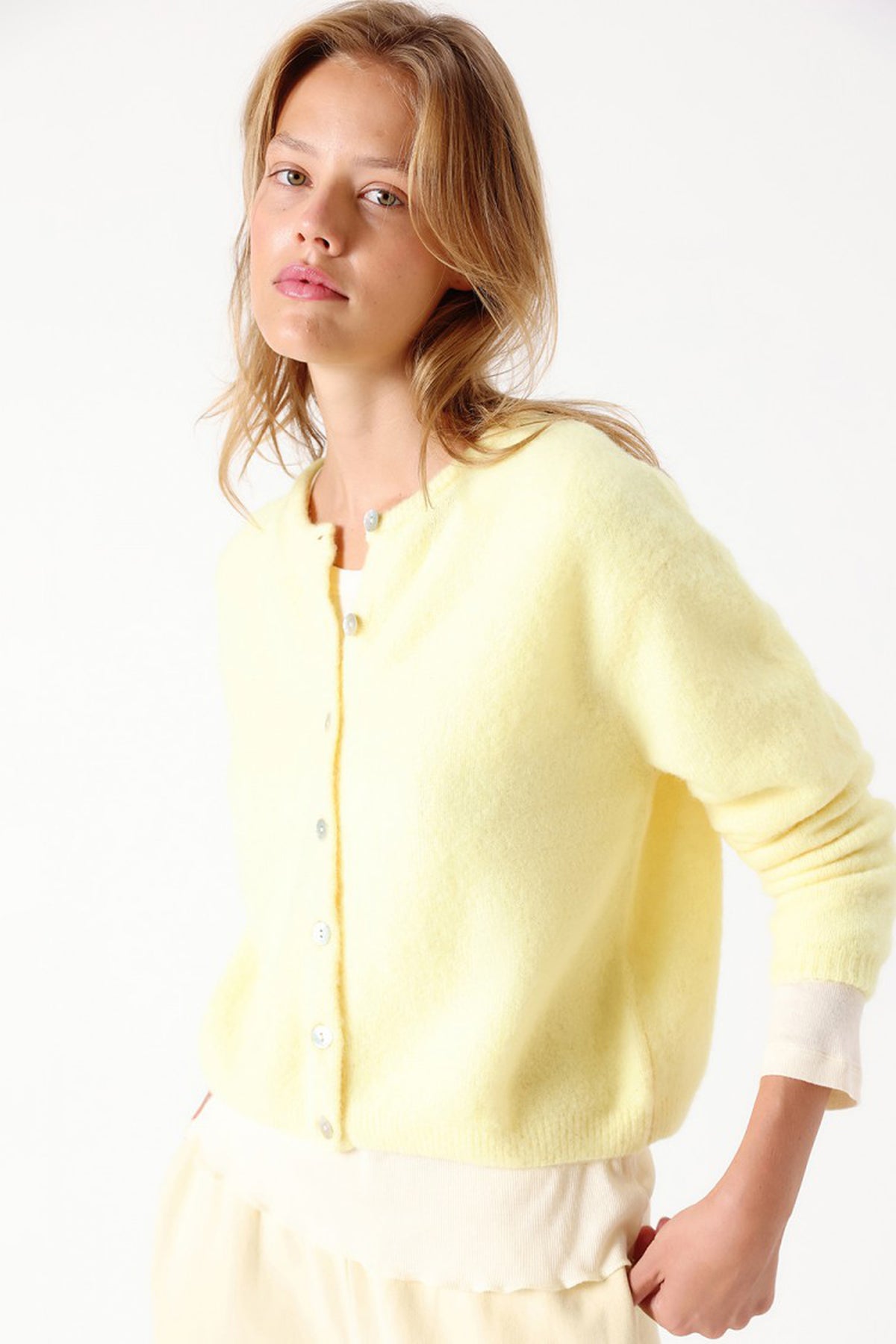 Vitow Cardigan - Lemon Tree Melange