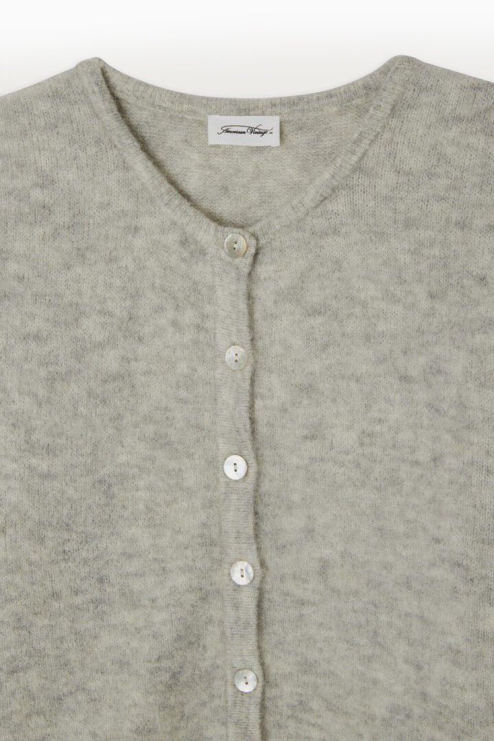 Vitow Cardigan -  Light Grey Melange