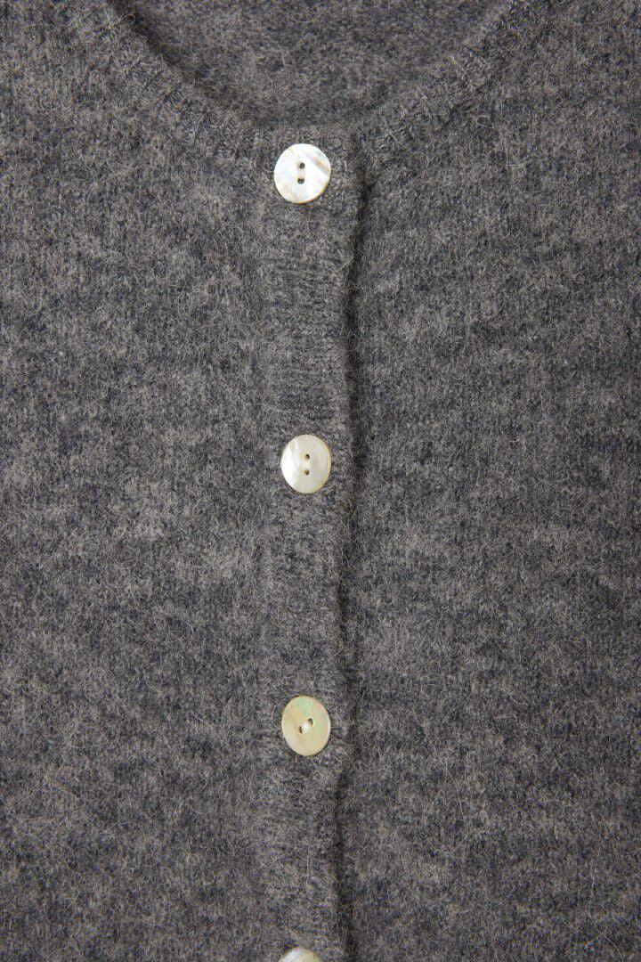 Vitow Cardigan - Steel Melange