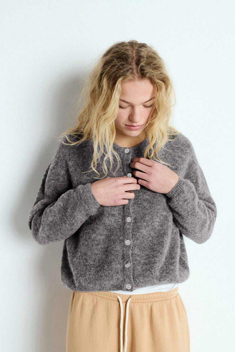 Vitow Cardigan - Steel Melange