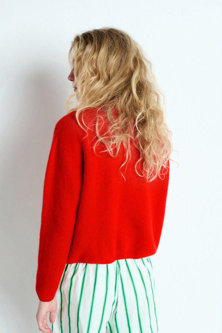 Vitow Cardigan - Strawberry