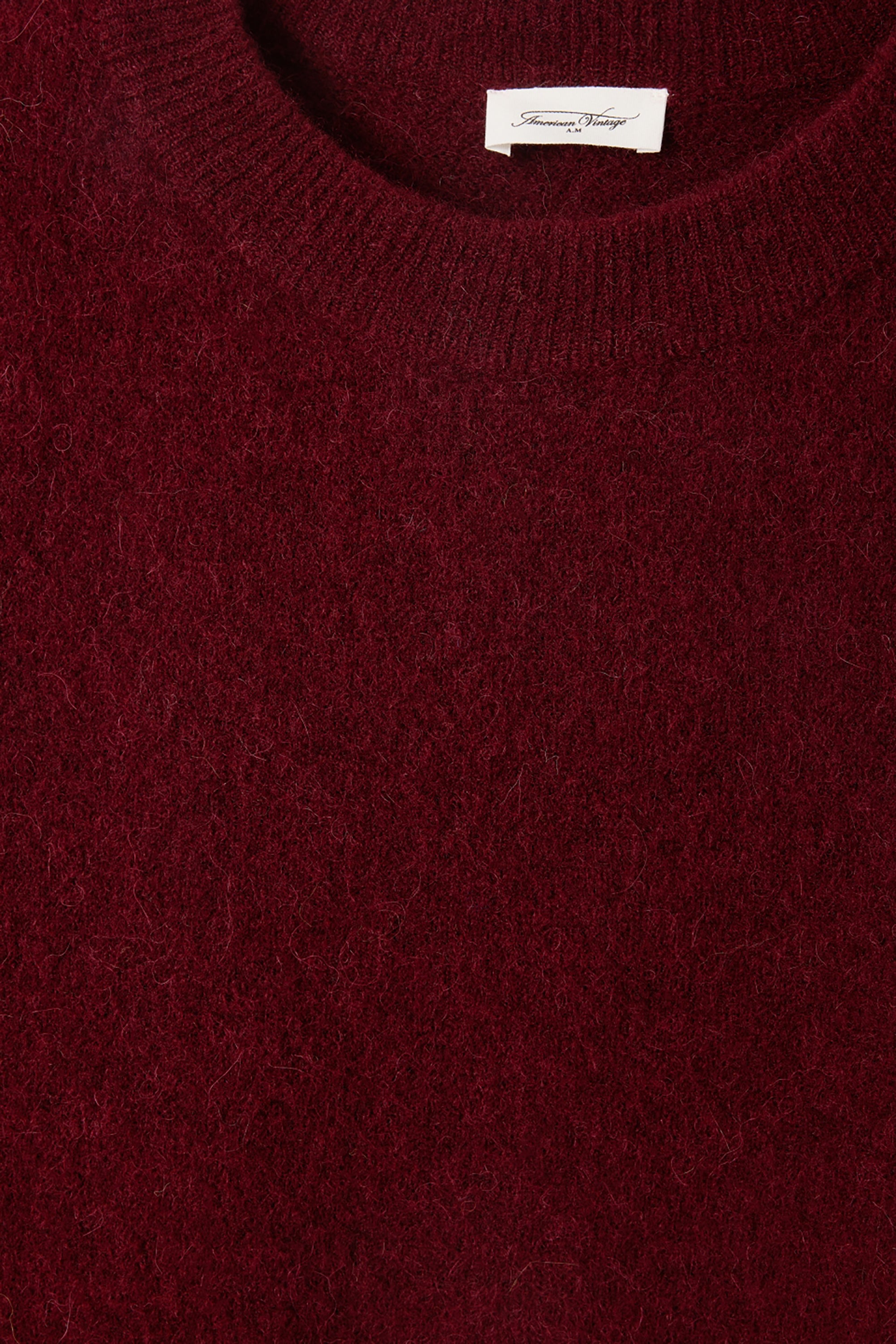 Vitow Jumper - Dark Red Melange