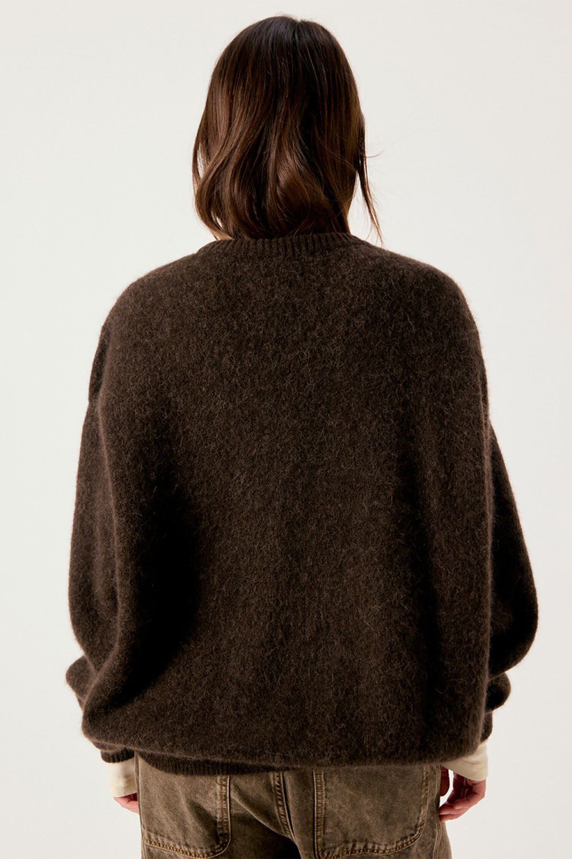 Vitow Oversized Jumper - Coffee Melange